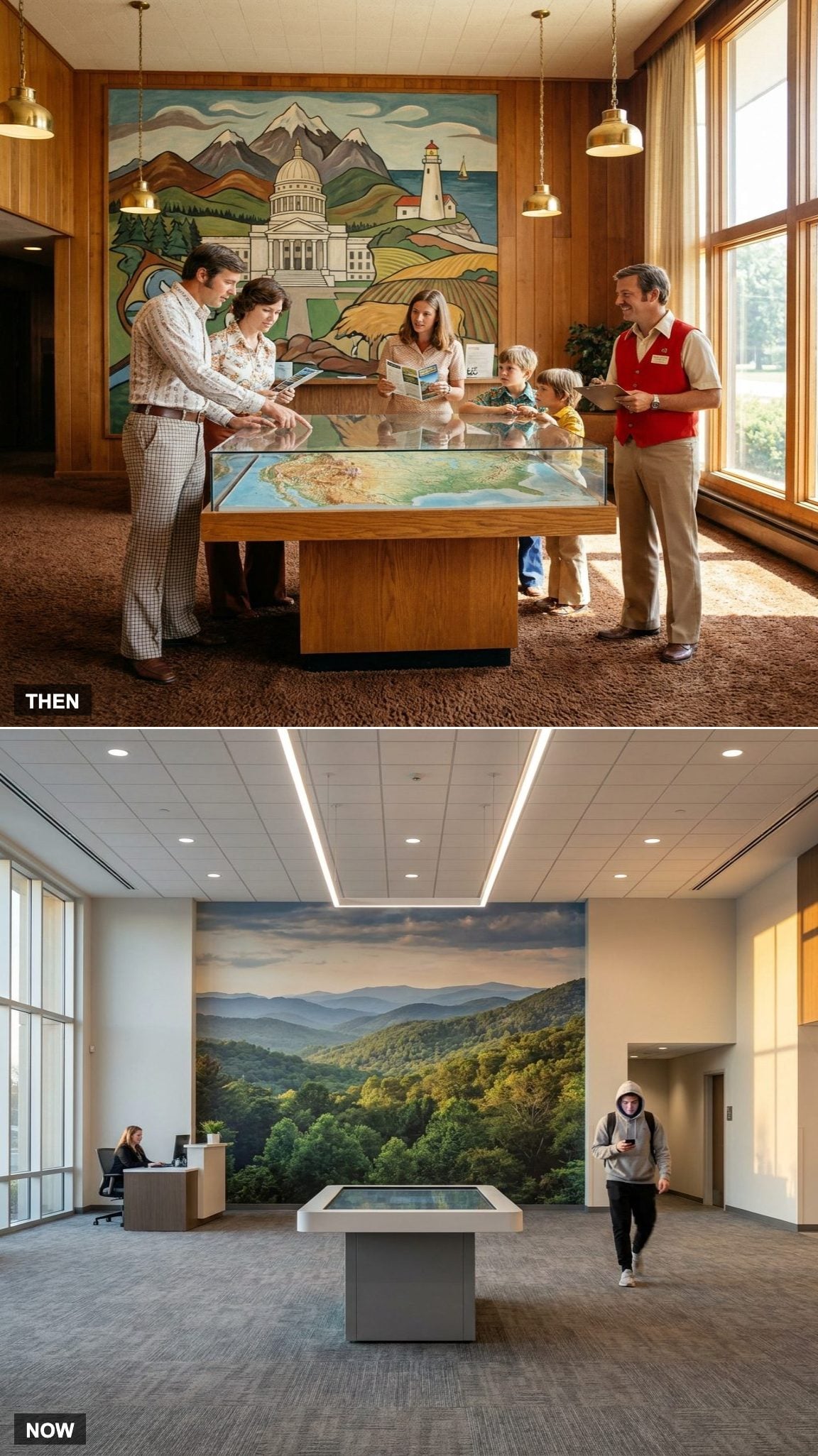 State Welcome Centers as an Introduction vs. Everyone Already Has a Plan