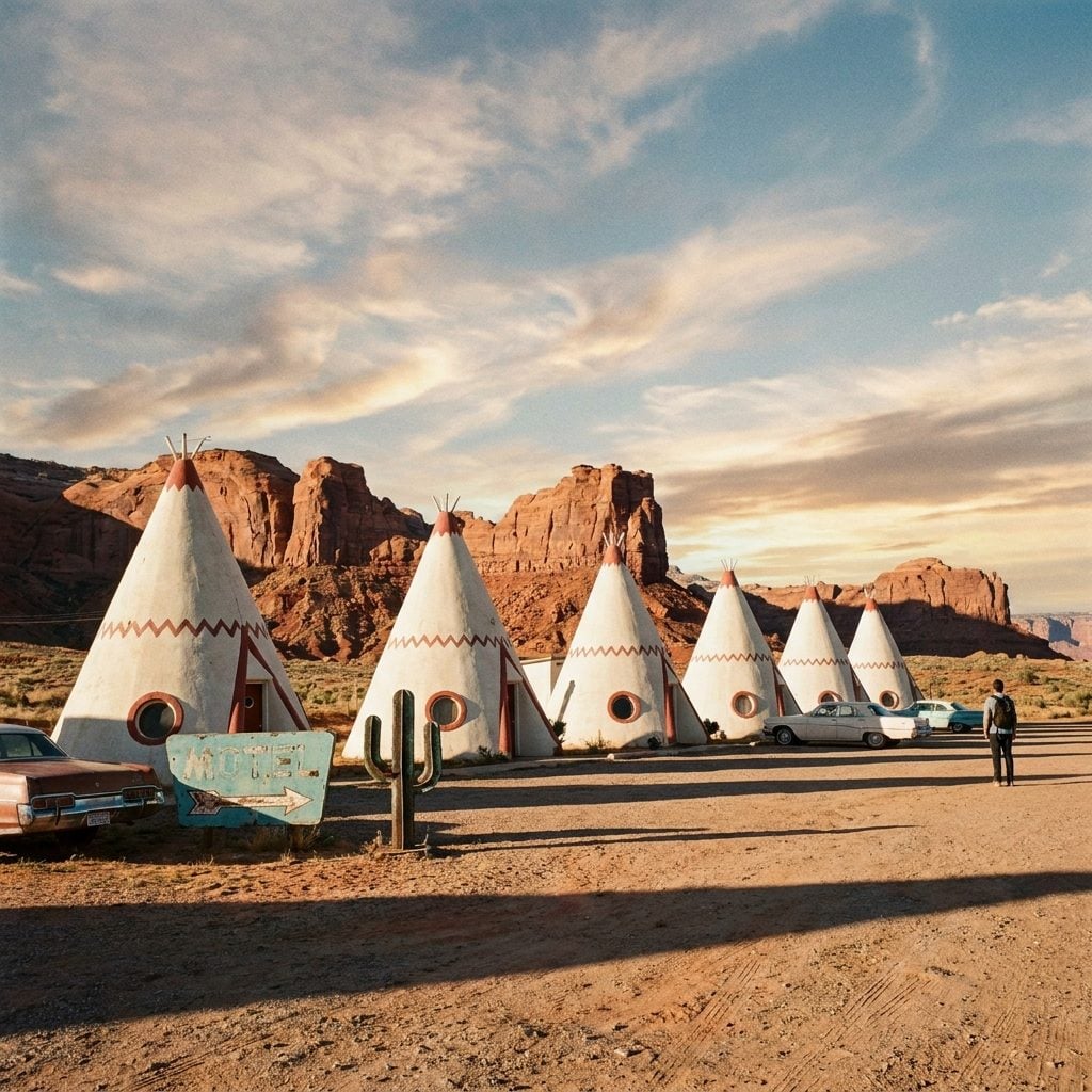 The Themed Wigwam or Kitsch Motel