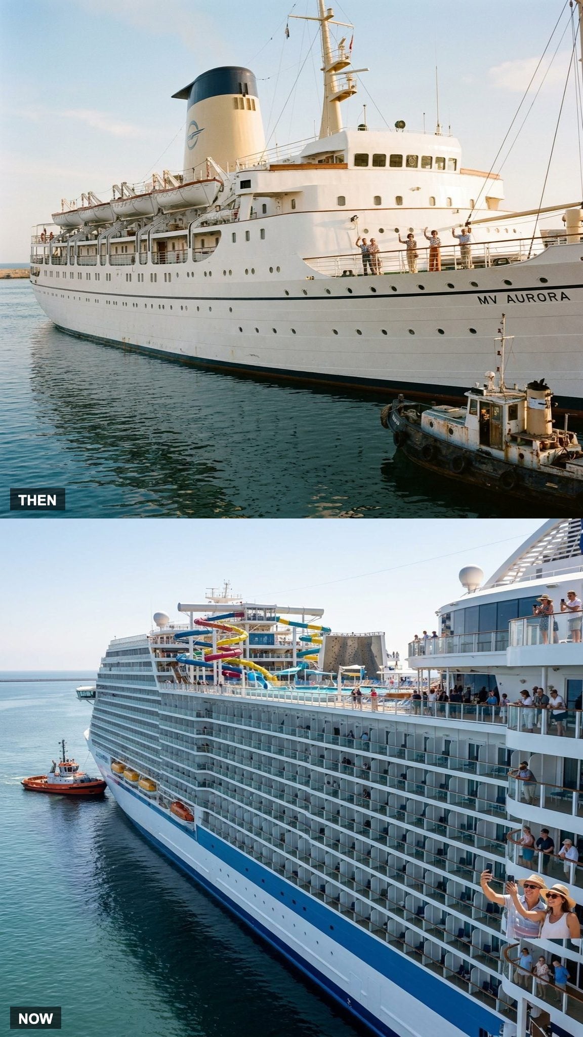 Low-Slung Cruise Ships vs. Towering Floating Resorts