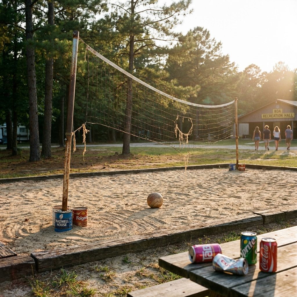 The Volleyball Net Nobody Ever Fully Restrung