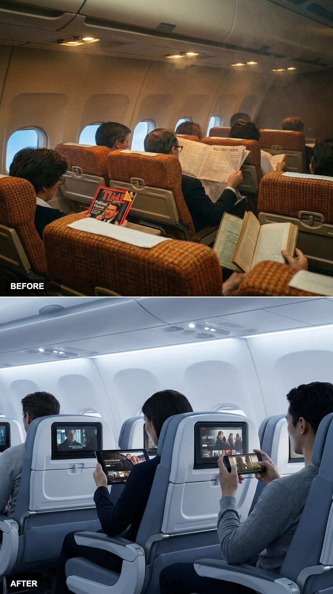 What Passengers Actually Did to Pass the Time