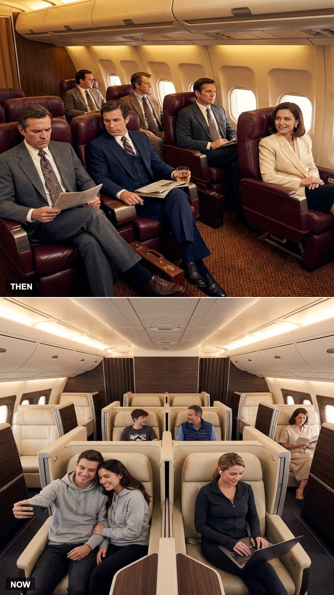 Who Was Actually Up Front: Executives Then, Everyone Now