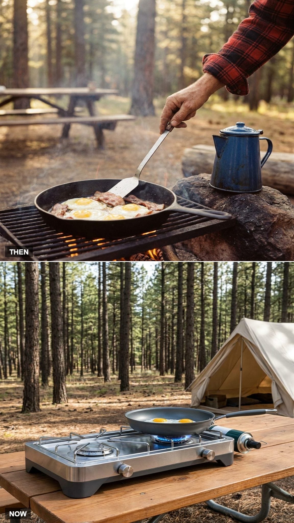 Cooking Out: Cast Iron on Coals vs. Propane and Induction