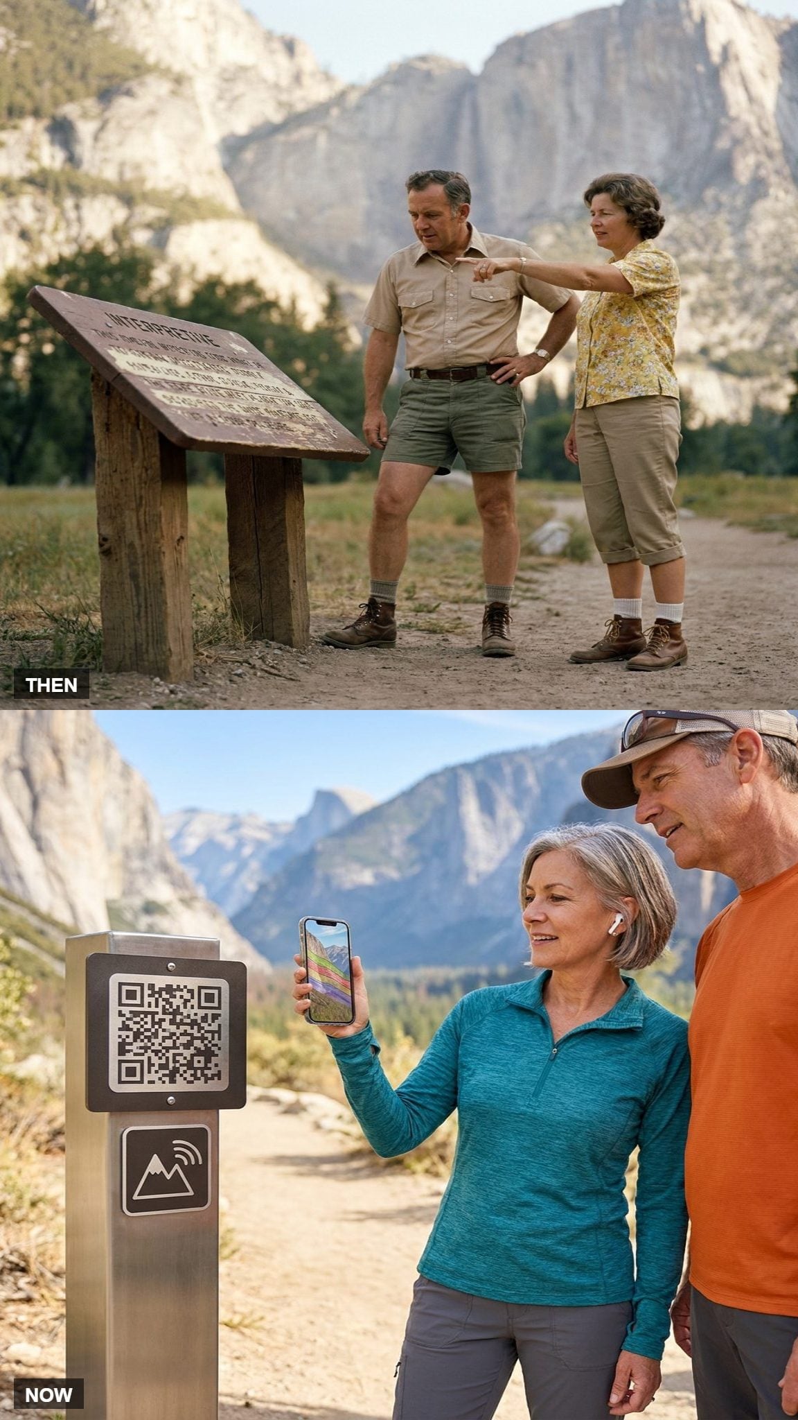 Interpretive Signs vs. Audio Tours and AR