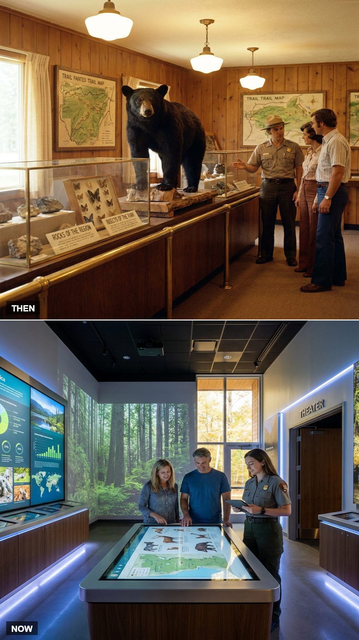 Mounted Exhibits vs. Interactive Digital Displays