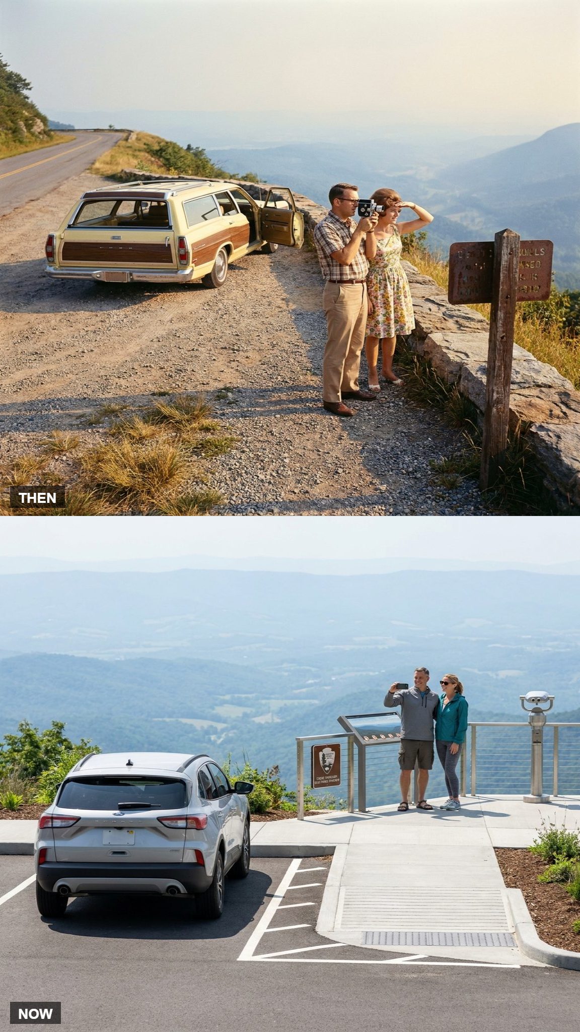 The Scenic Pull-Off: A Wide Spot in the Gravel vs. the Engineered Overlook With a Ramp