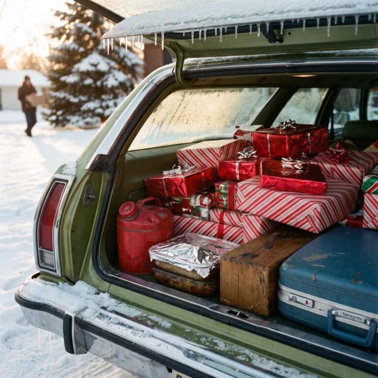 50 Things Every Family Crammed Into the Trunk for a 1970s Christmas Road Trip That Would Shock Parents Today