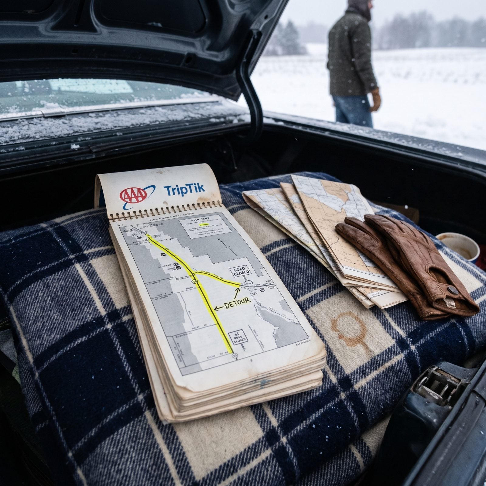 The AAA TripTik, Spiral-Bound at the Top and Already Wrong