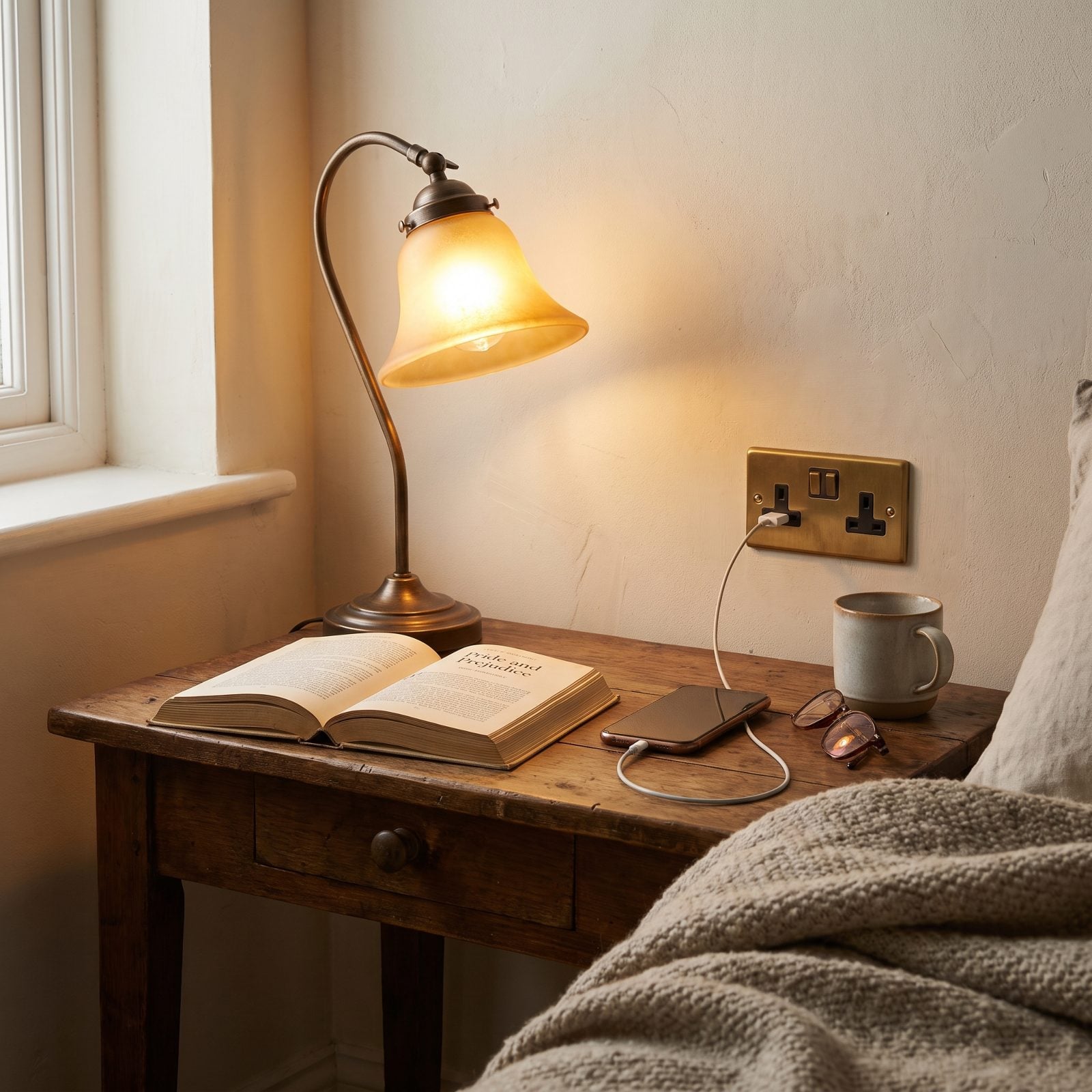 The Bedrooms Have Reading Lamps and Bedside Outlets