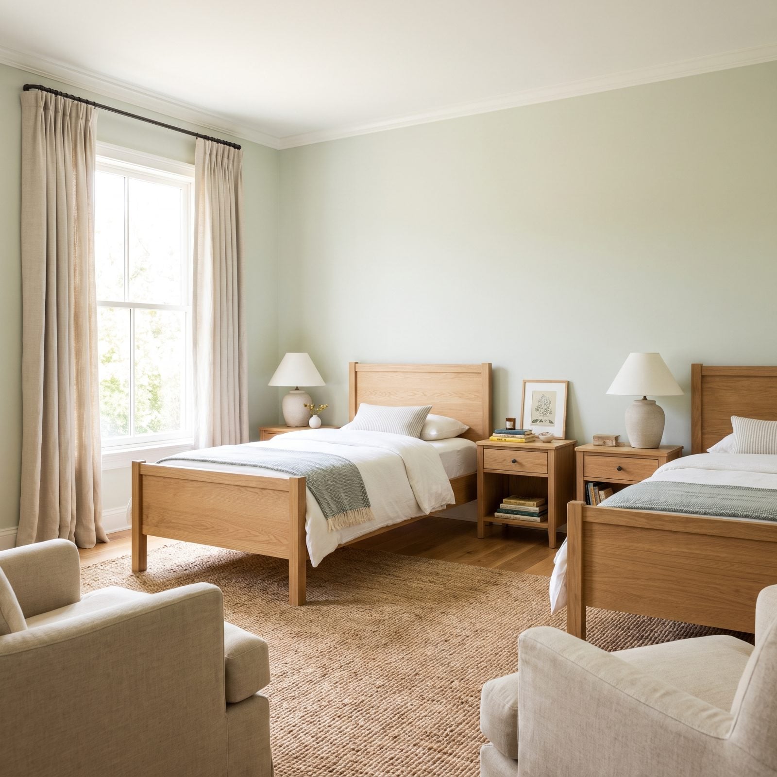 The Beds Are Properly Spaced Rather Than Crammed Together