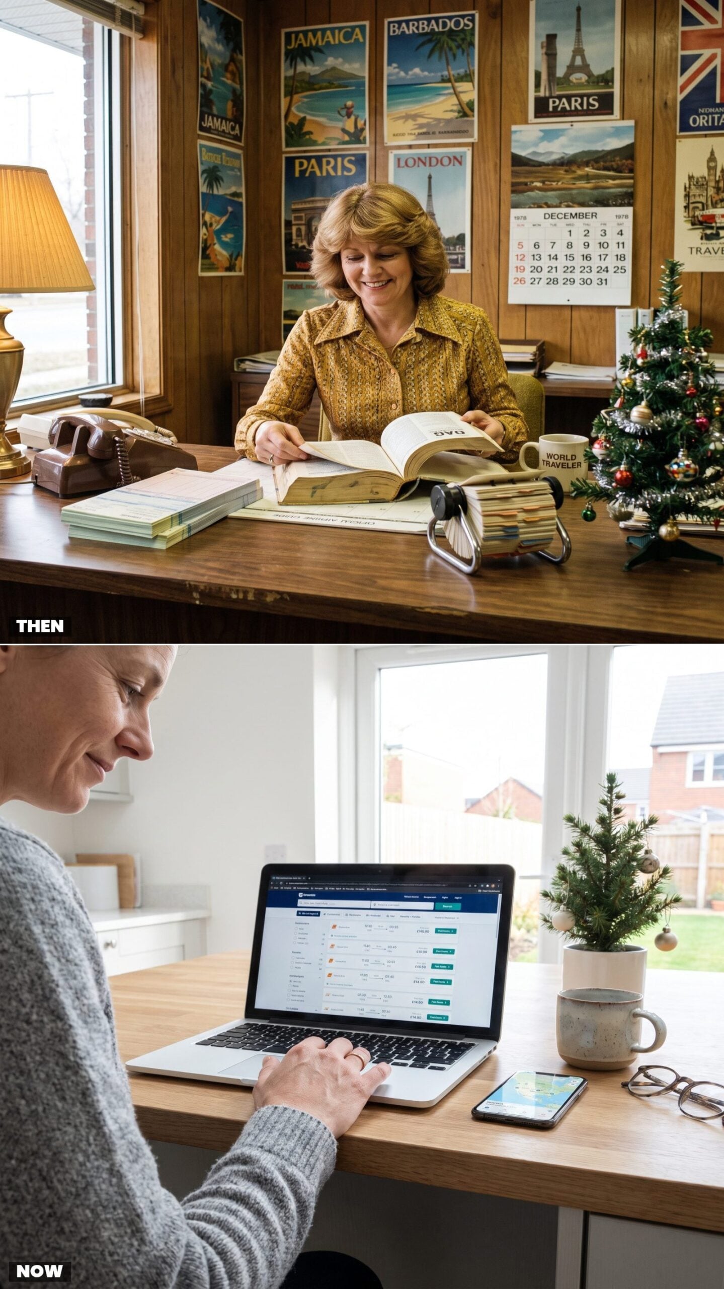 Booking the Trip Through a Travel Agent