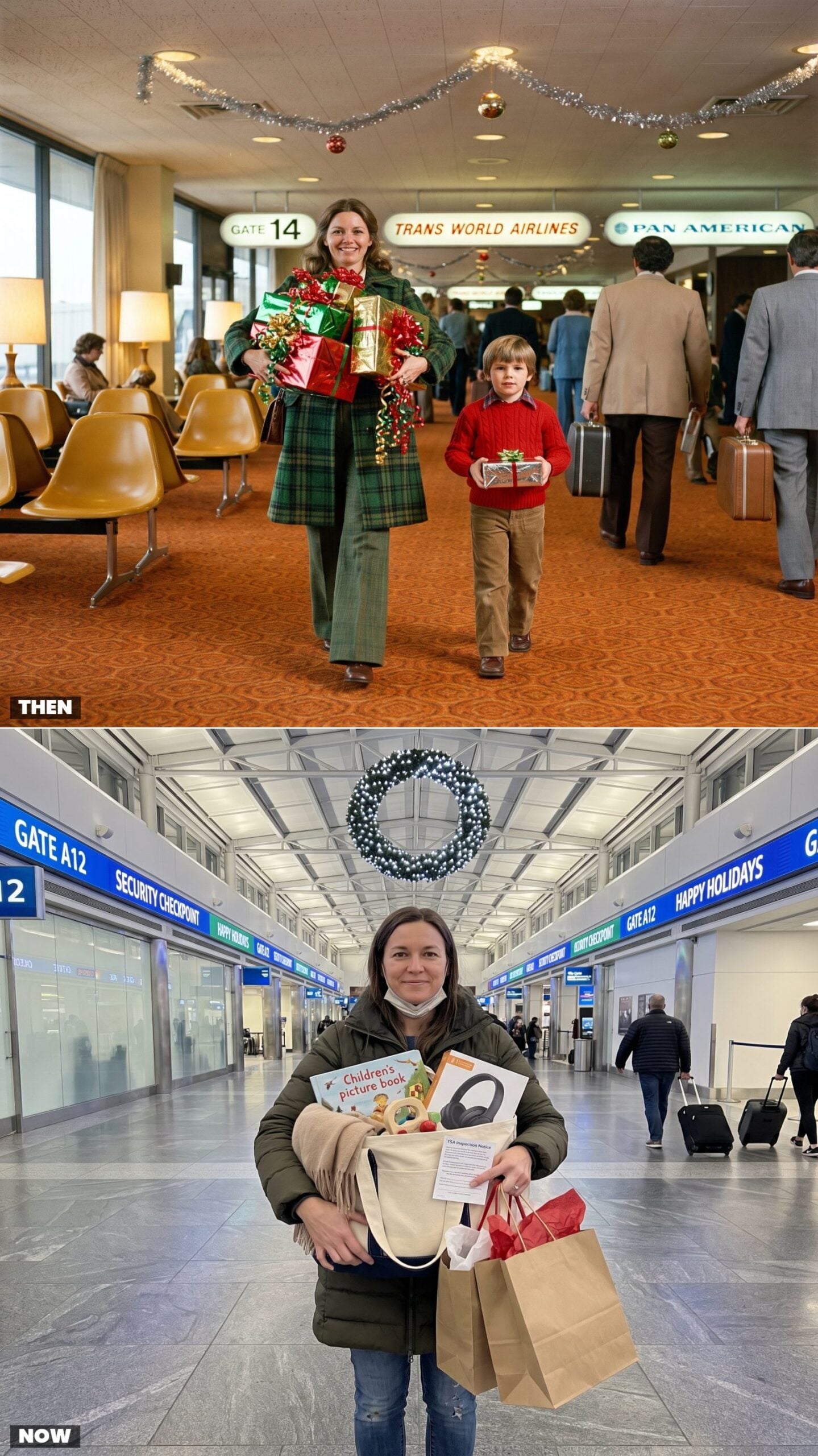 Bringing Wrapped Christmas Presents Through the Airport