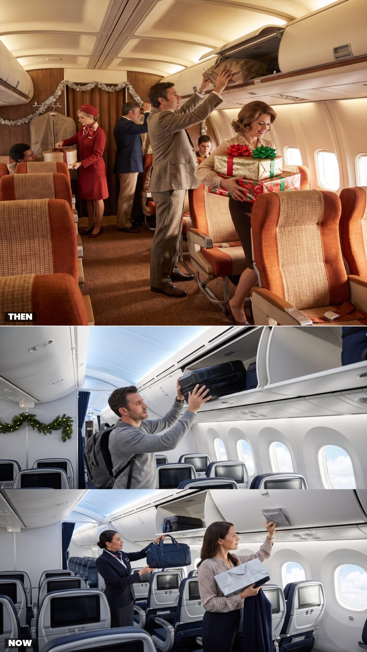 Carrying Gifts and Garment Bags Aboard