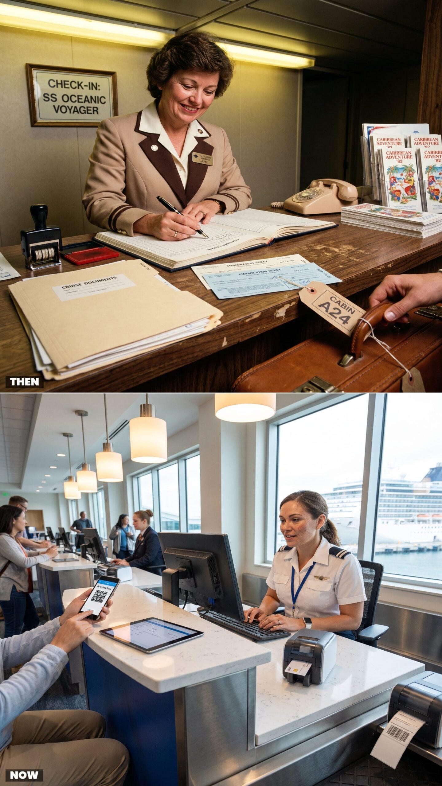 Checking In With Paper Cruise Documents