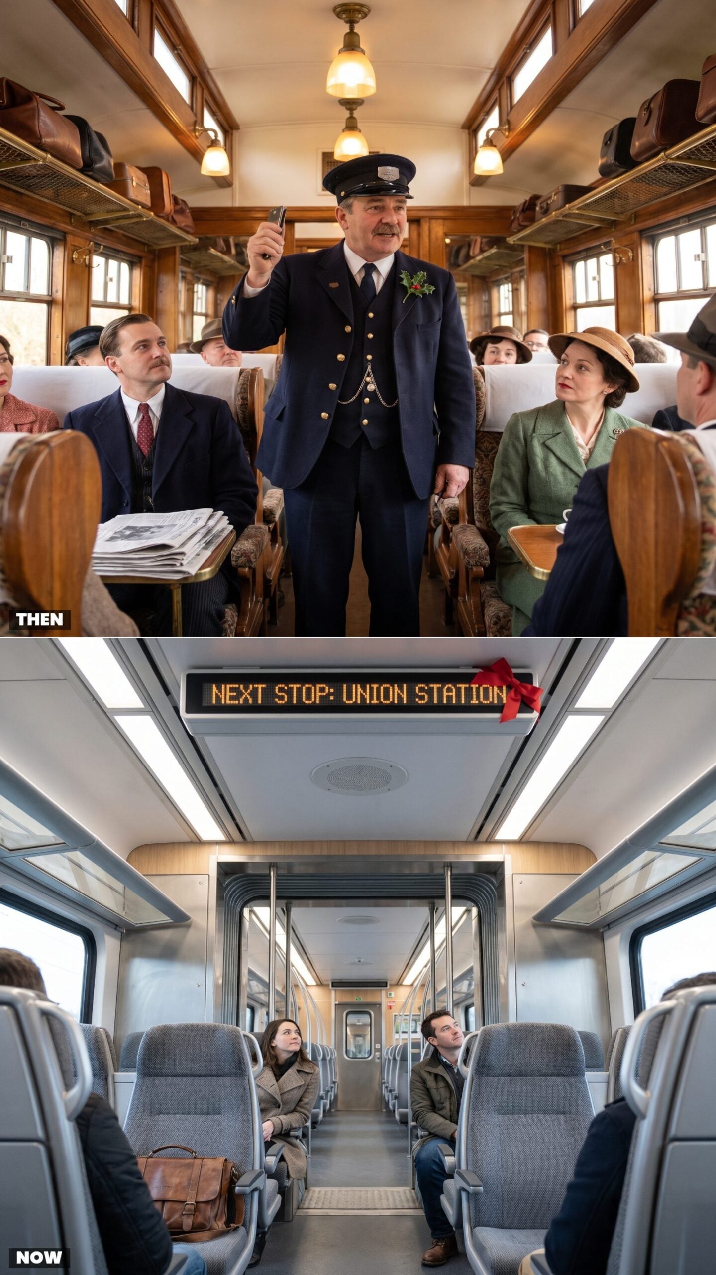 Conductor Calls Through the Car vs. Automated Announcements