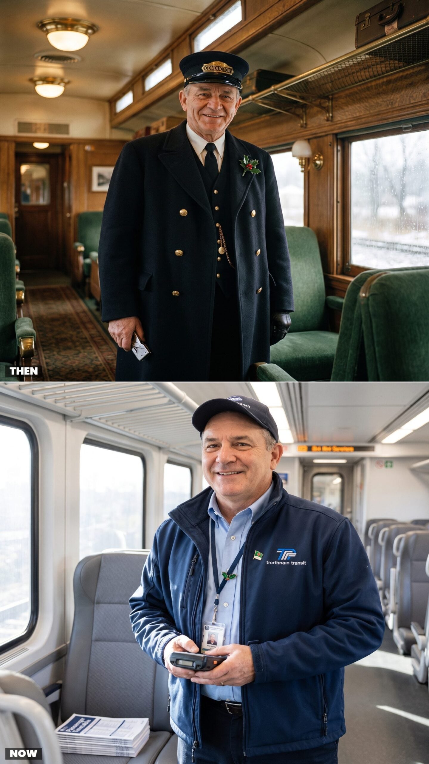 Conductors' Formal Uniforms vs. Contemporary Crew Attire