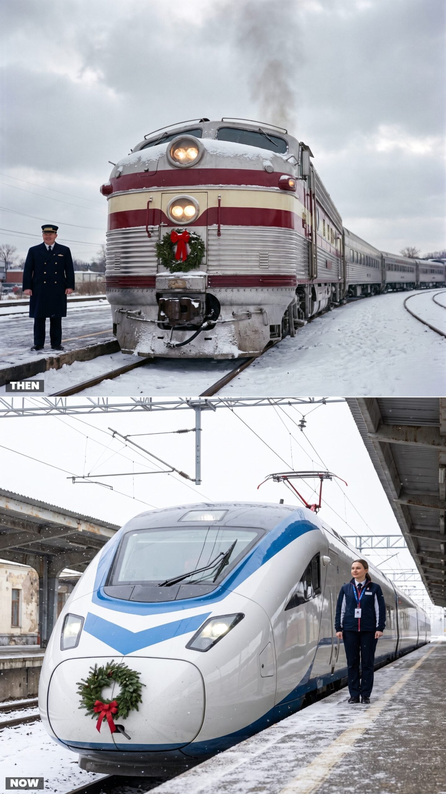 Diesel Streamliners vs. Electric High-Speed Trains