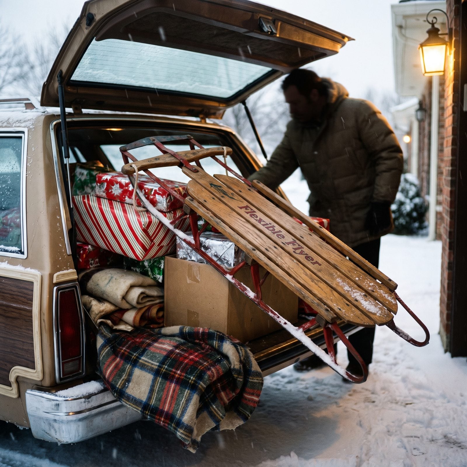 The Flexible Flyer Sled Riding on Top of Everything