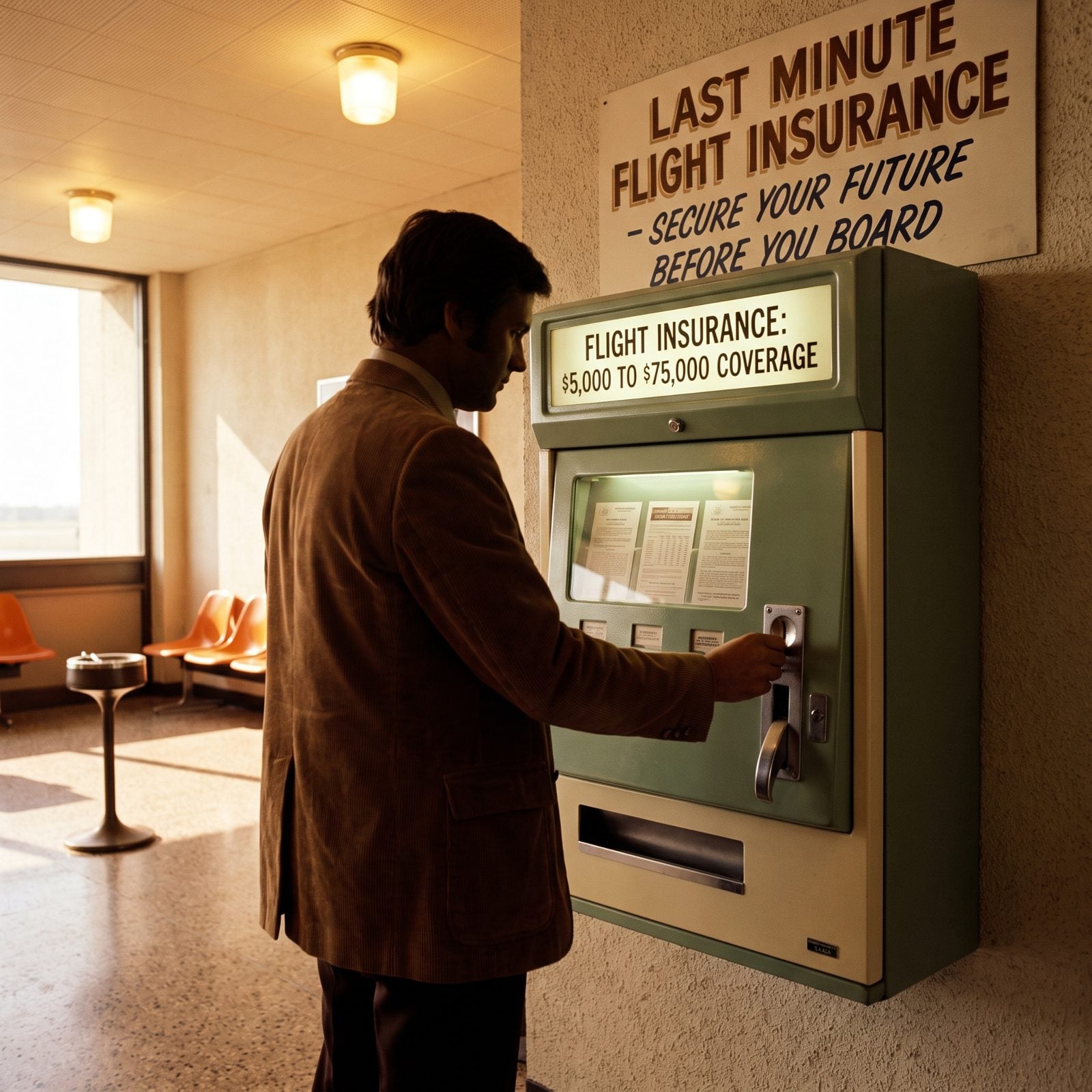 The Flight-Insurance Vending Machine Right By the Gate