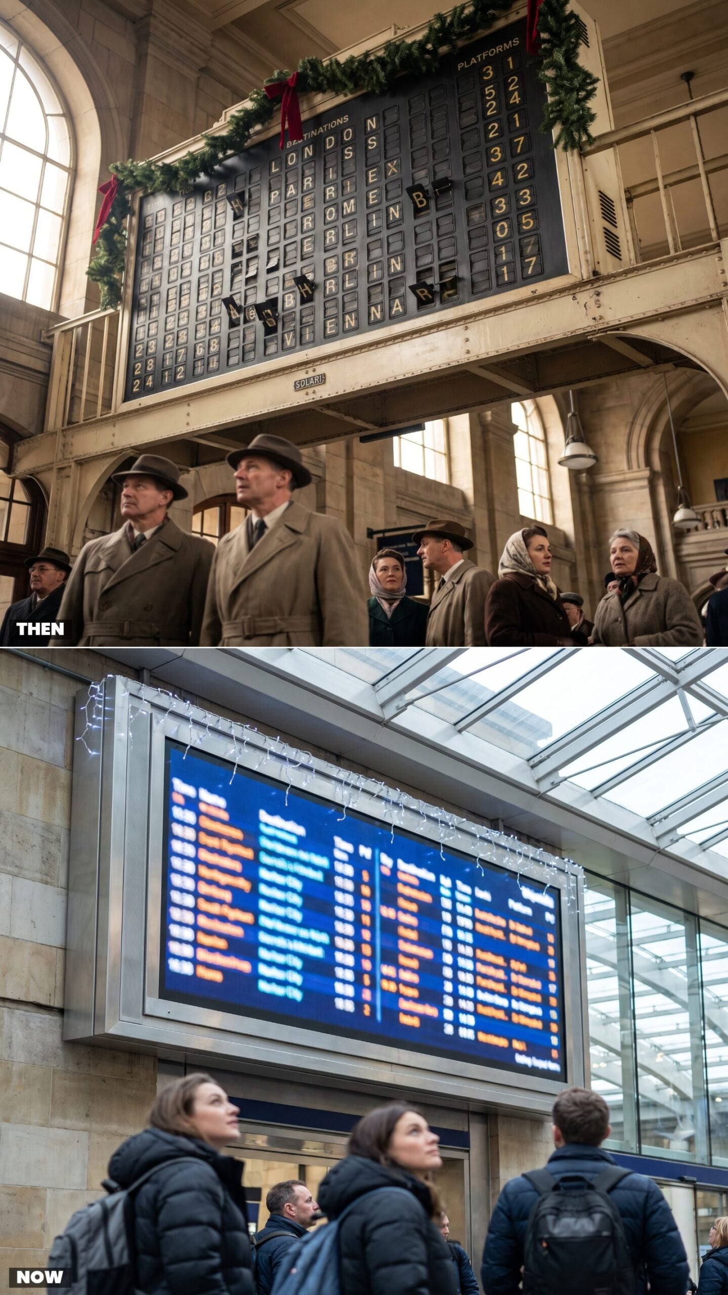 Flip-Board Timetables vs. Live Departure Screens
