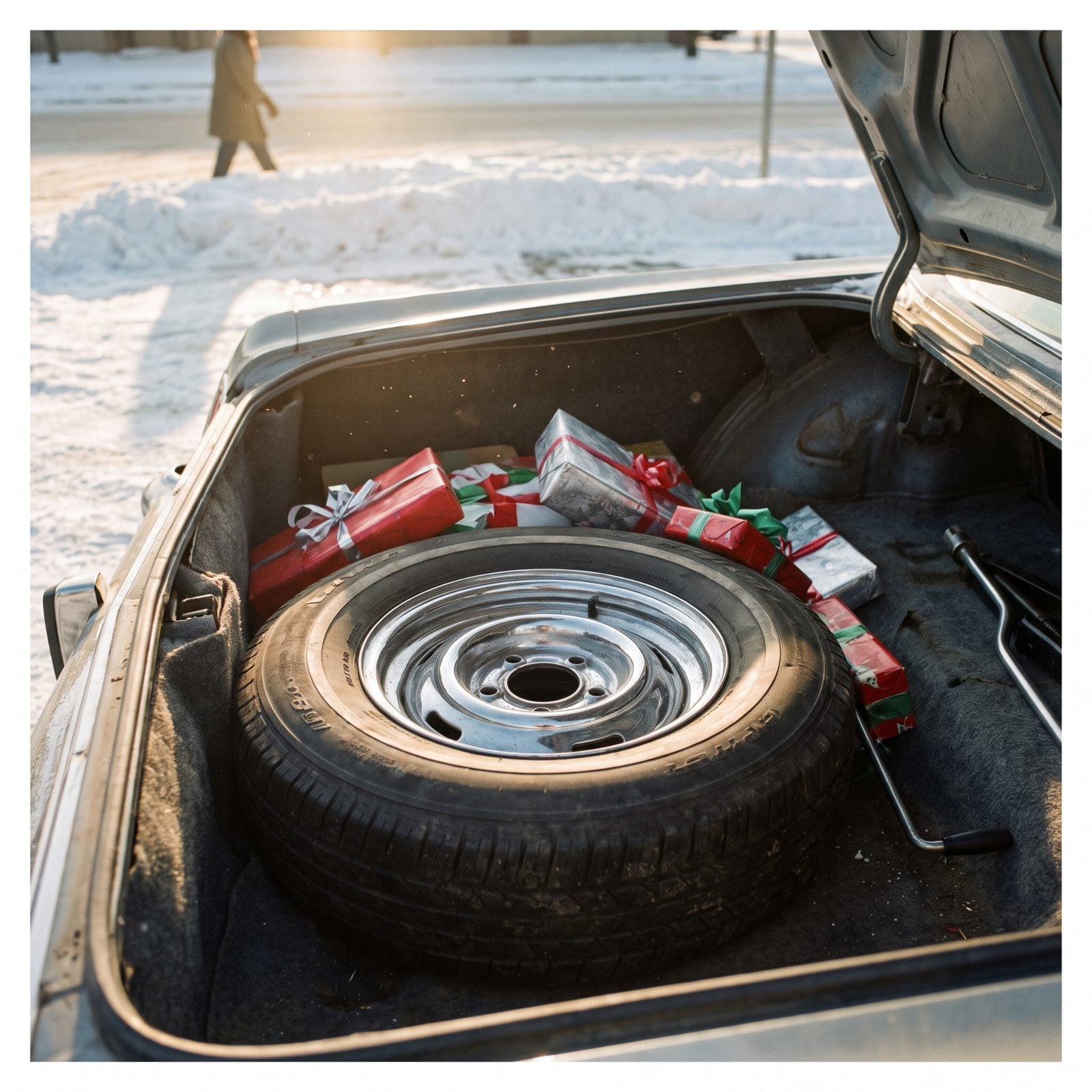 A Full-Size Spare Tire That Ate Half the Trunk