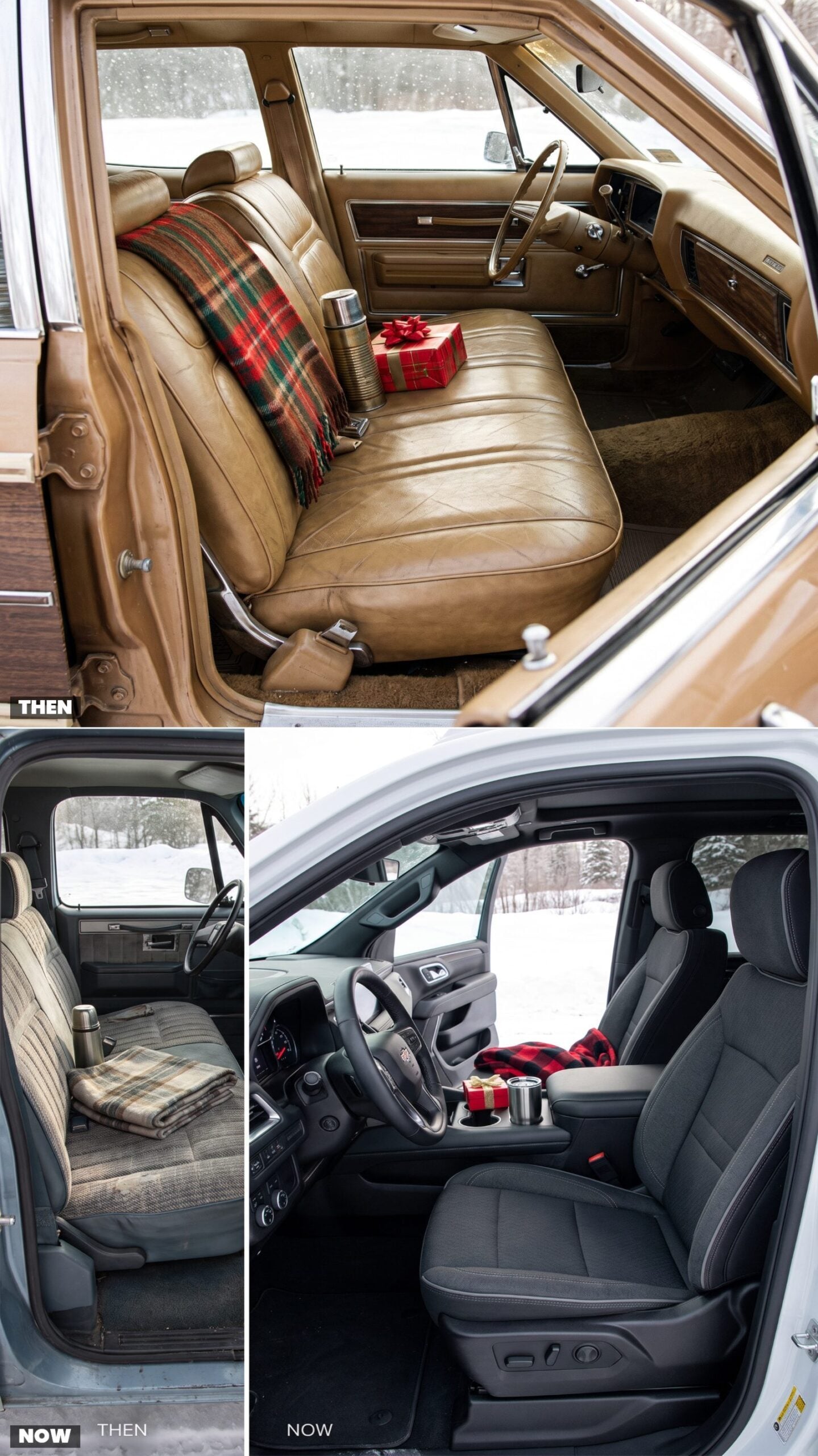 Full-Width Bench Seats vs. Sculpted Bucket Seats