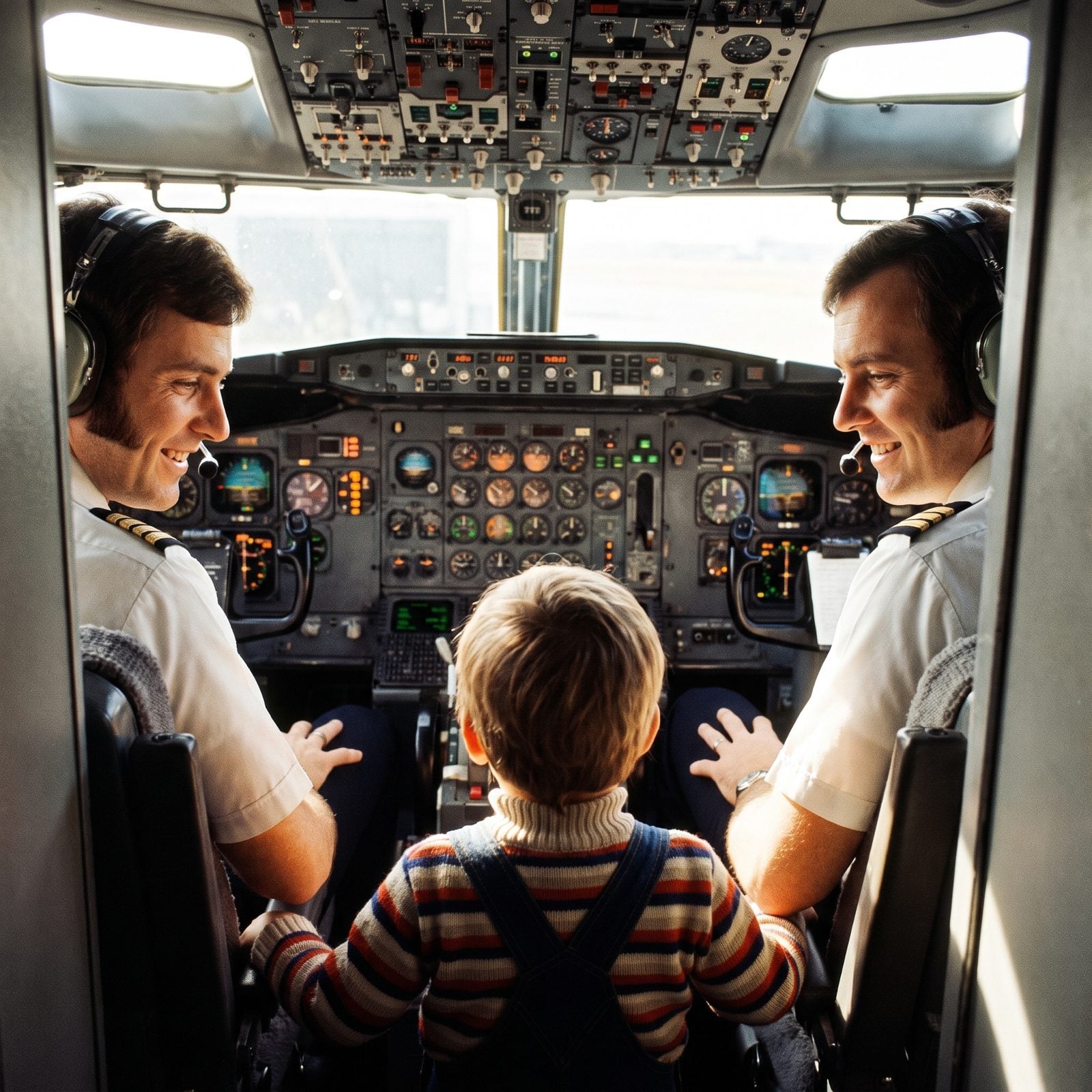 Inviting Kids Into the Cockpit While the Plane Was Flying