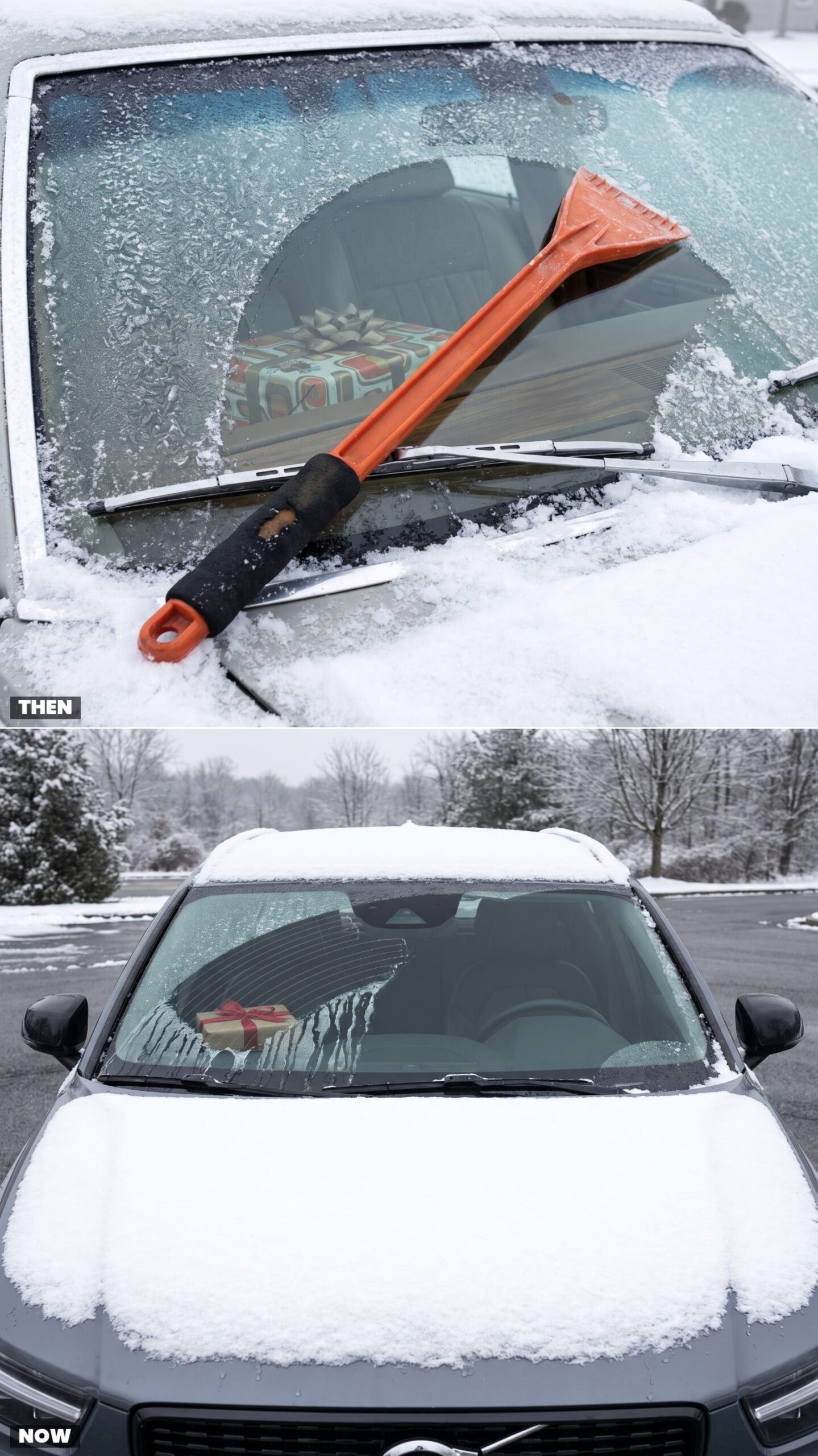 Long-Handled Ice Scrapers vs. Heated Windshields