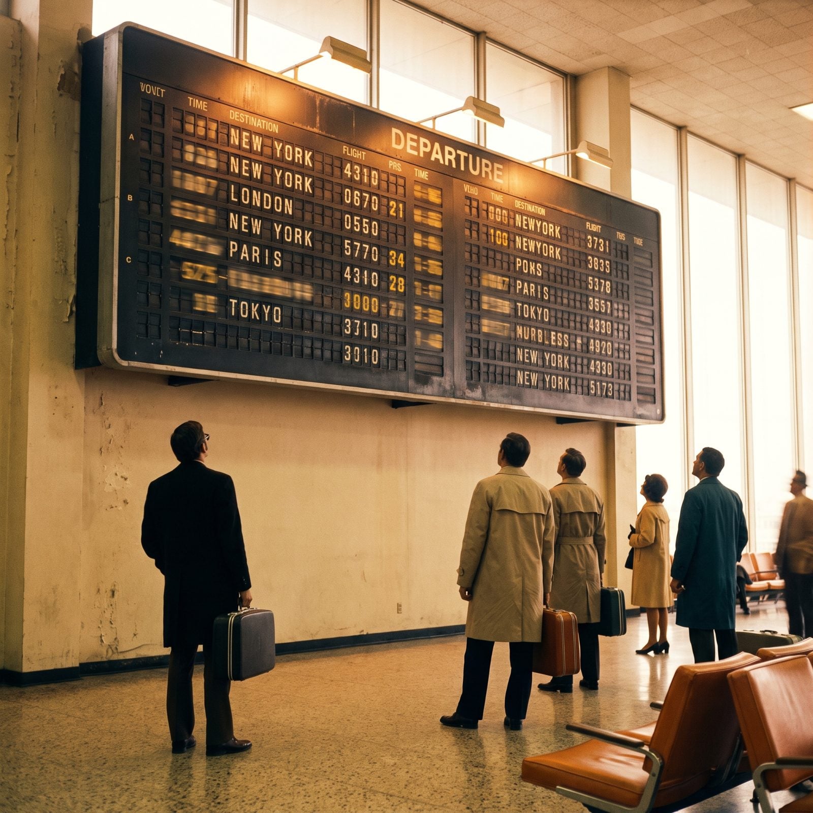 The Mechanical Split-Flap Board and Its Papery Clatter