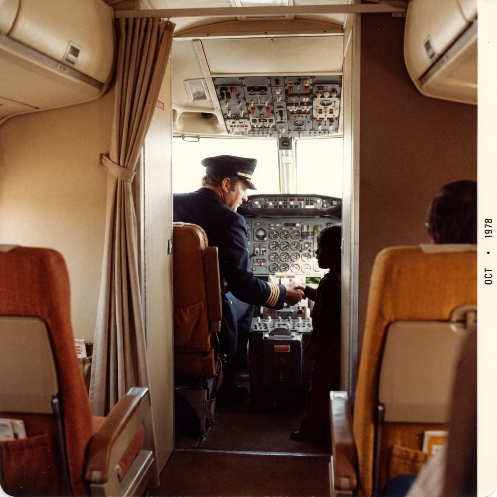 An Open Cockpit Door and a Handshake With the Captain