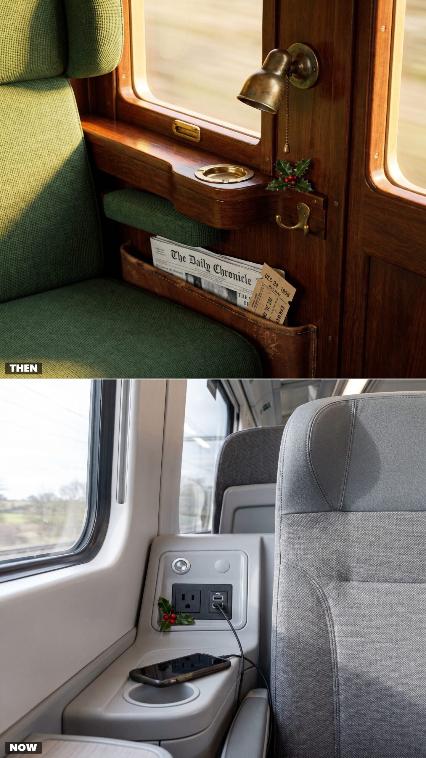No Passenger Outlets vs. USB and Power at Every Seat