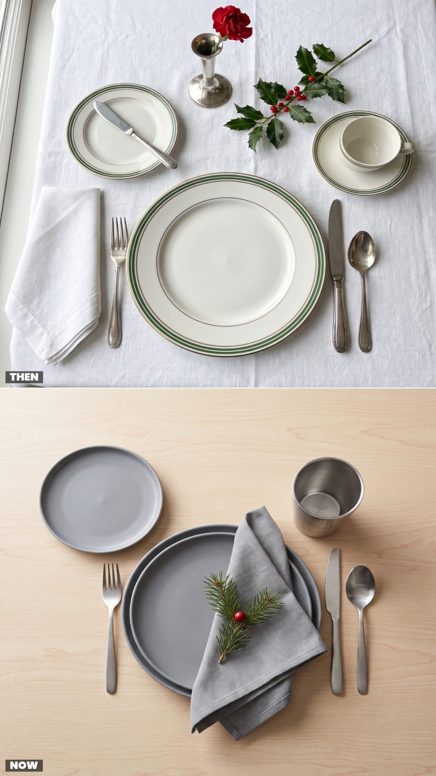Railroad China and Silverware vs. Reusable Modern Tableware