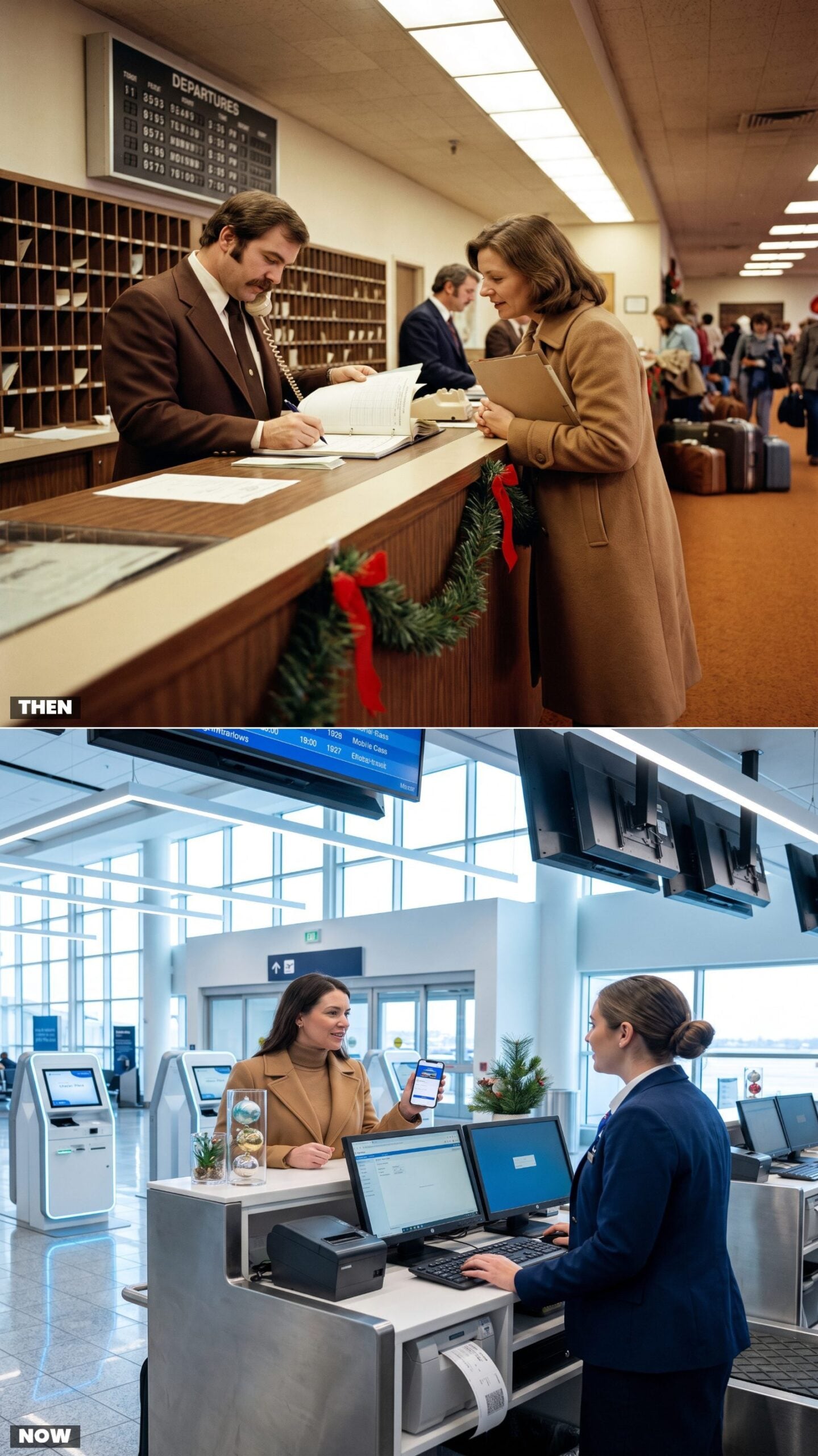 Rebooking a Canceled Flight Face to Face
