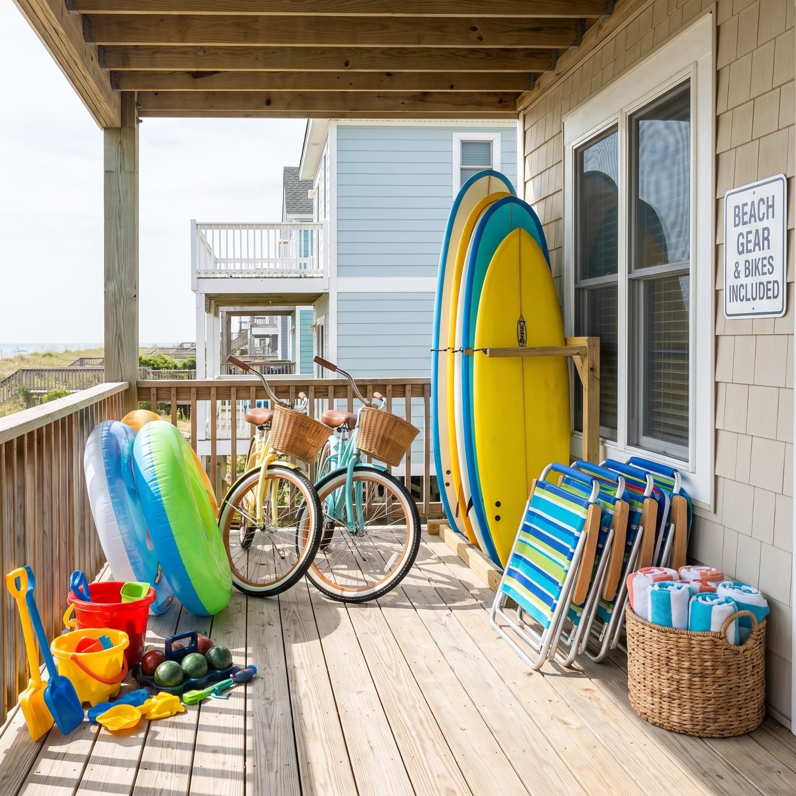 The Rental Stocks Beach Gear, Bikes, and Outdoor Equipment