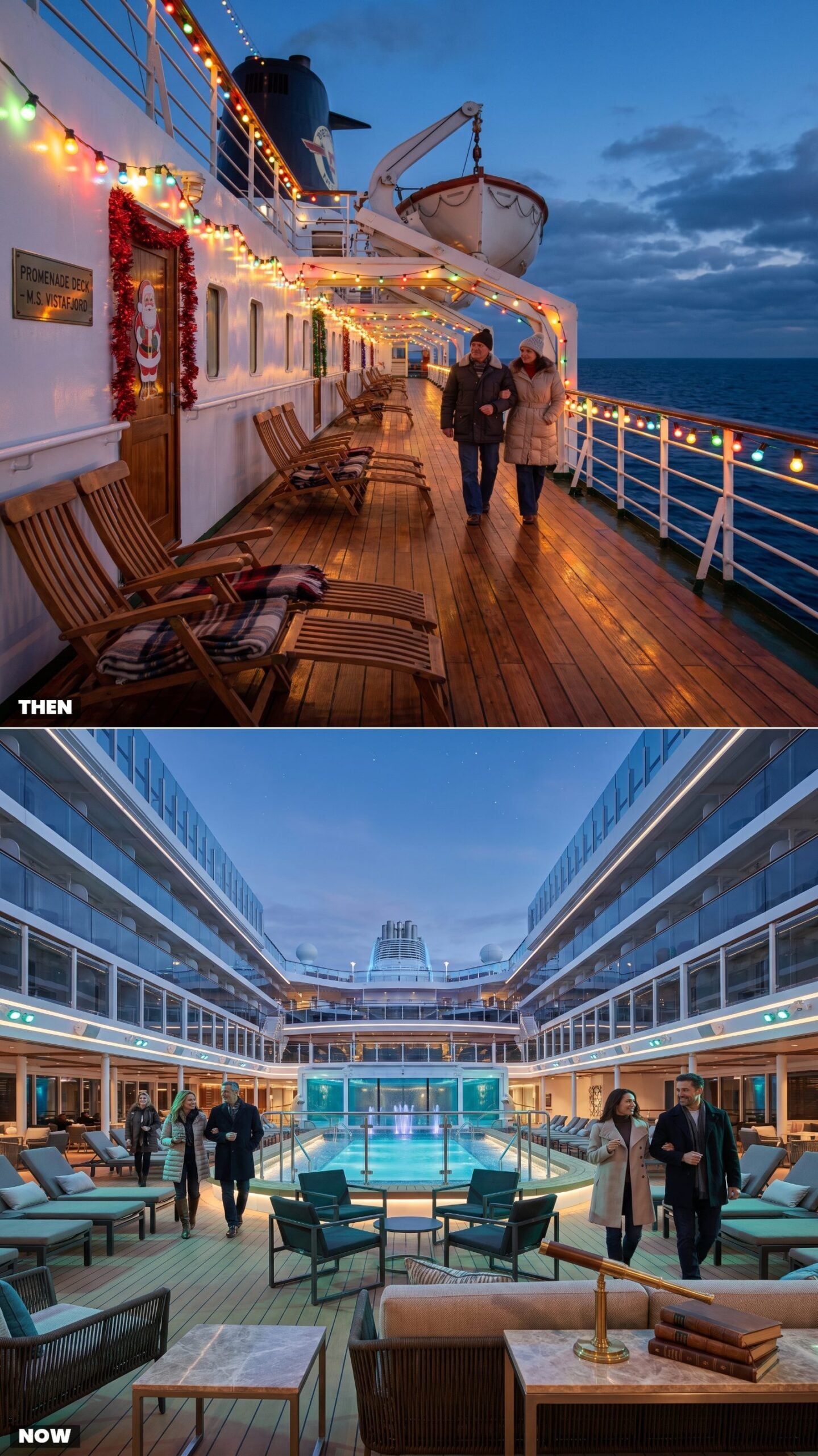 Seeing Holiday Lights Across the Open Decks