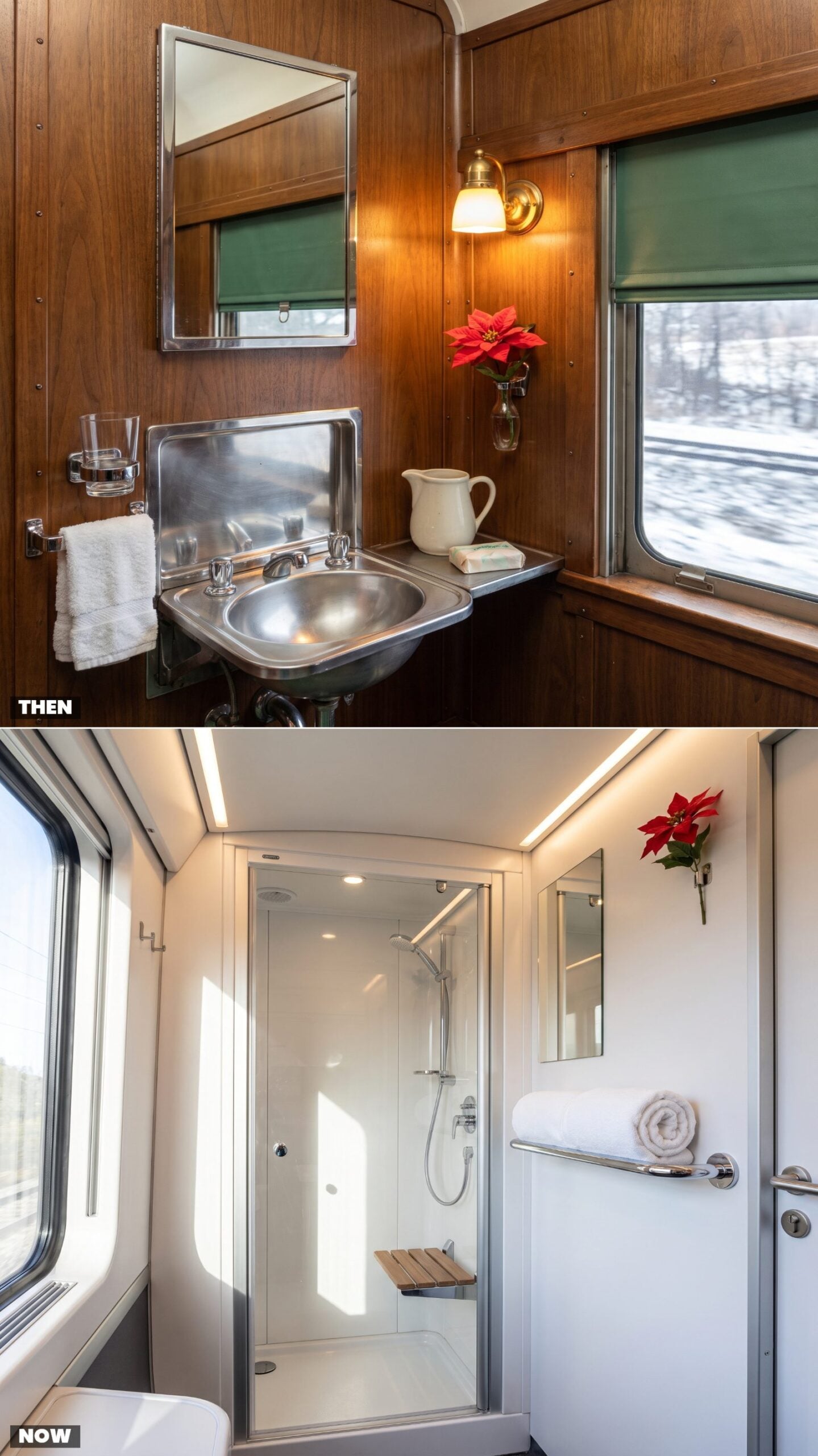 No Shower on Board vs. Full Sleeper Showers