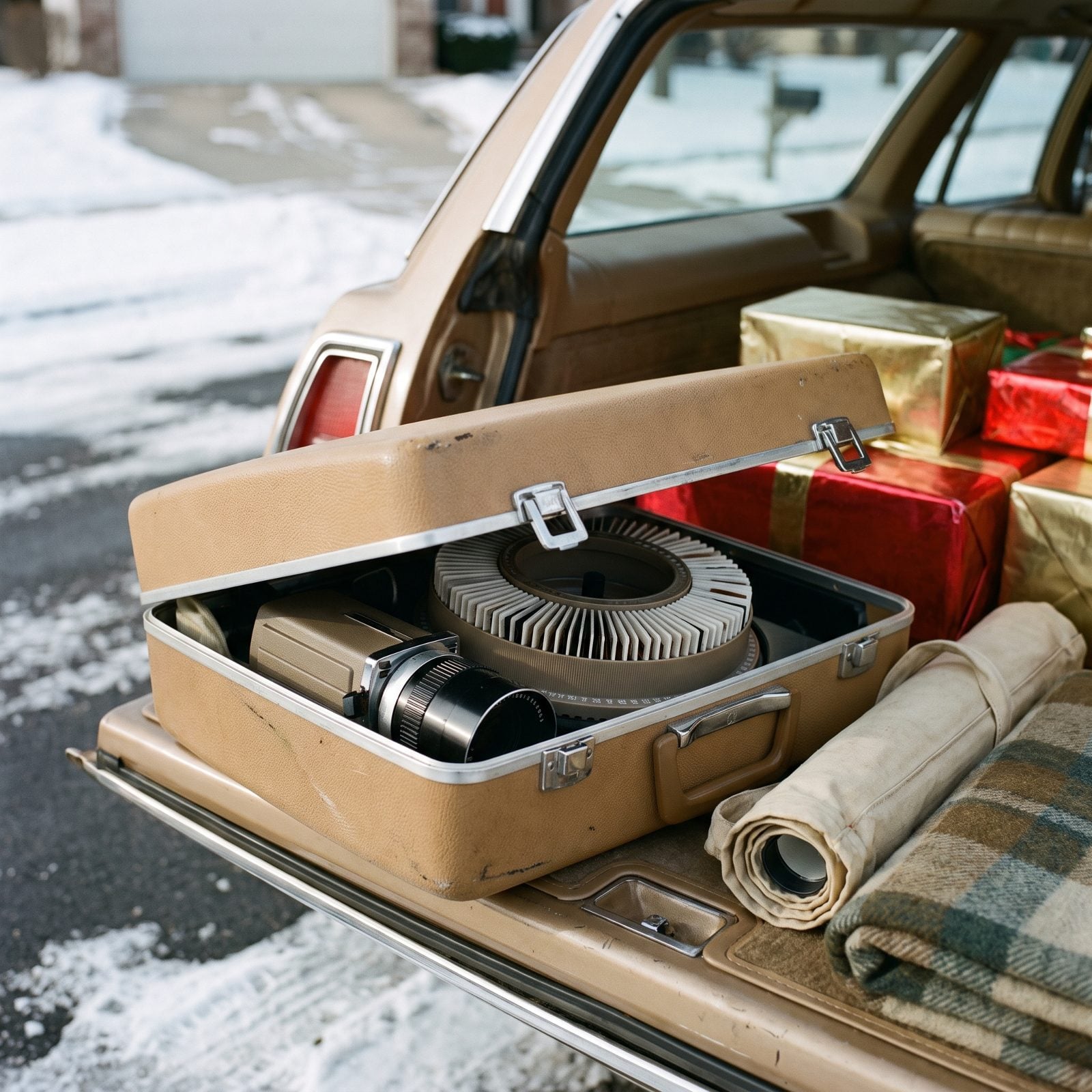 The Slide Projector Packed for the Big Family Show