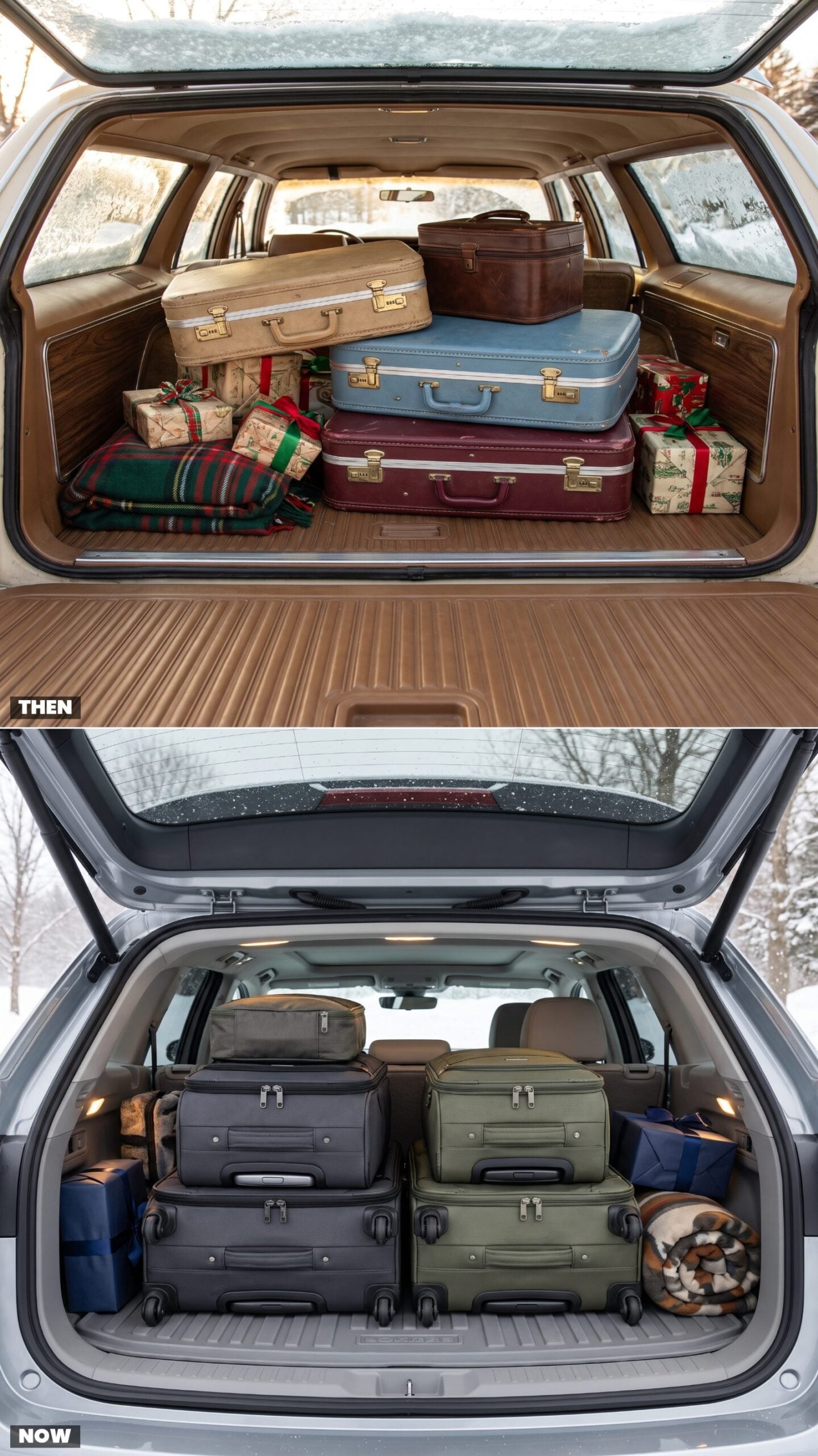 Stacked Hard-Shell Suitcases vs. Modular Soft Luggage
