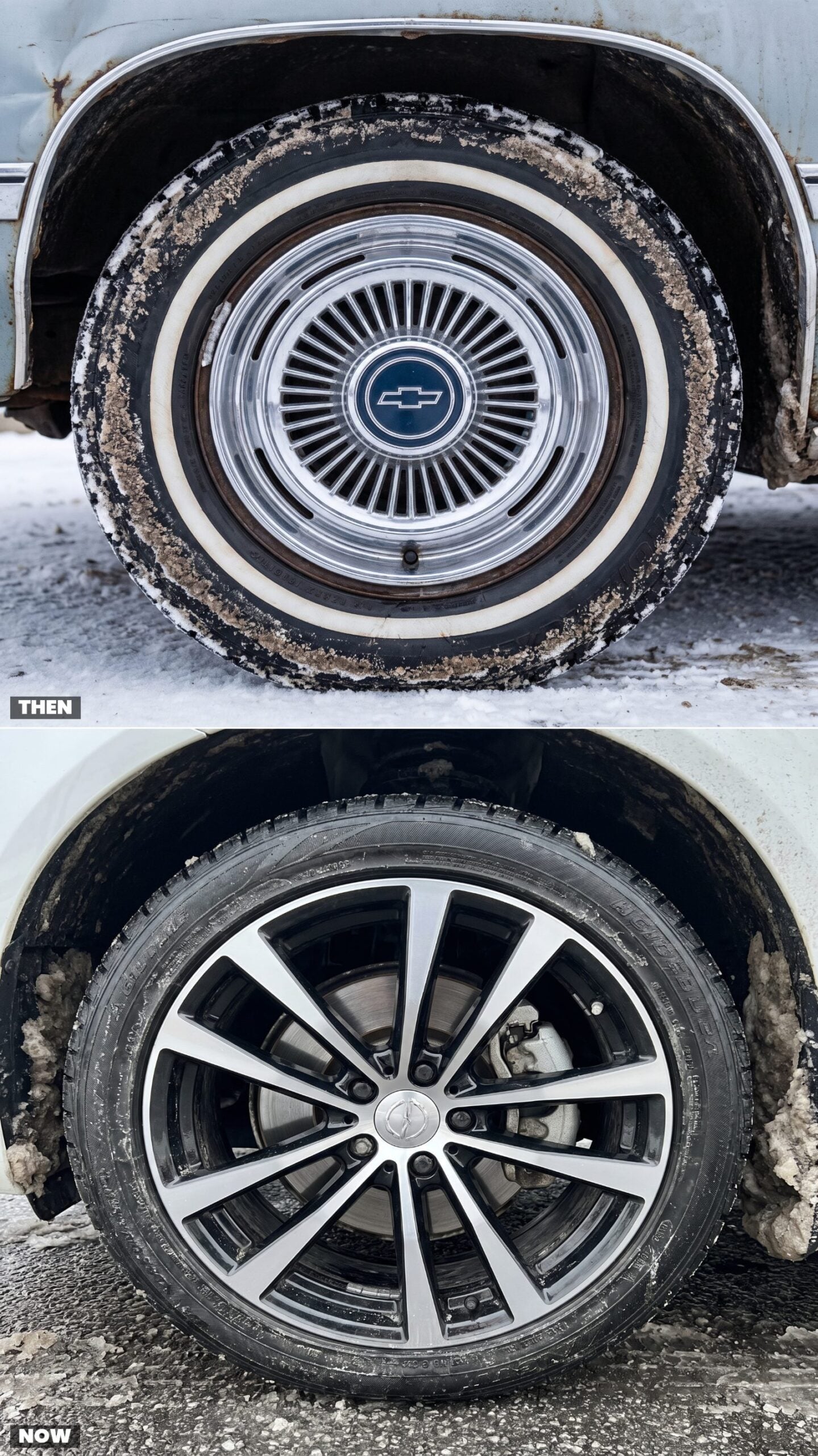 Stamped-Steel Hubcaps vs. Alloy Wheels