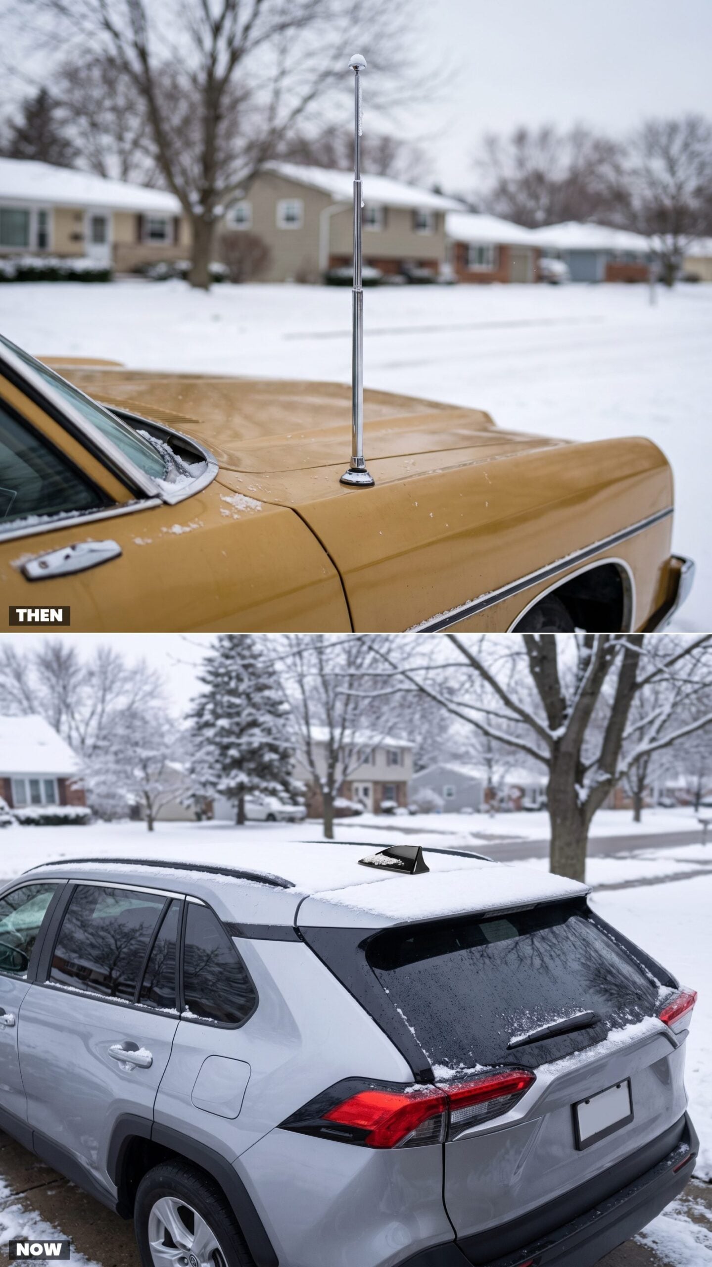 Telescoping Radio Antennas vs. Shark-Fin Antennas