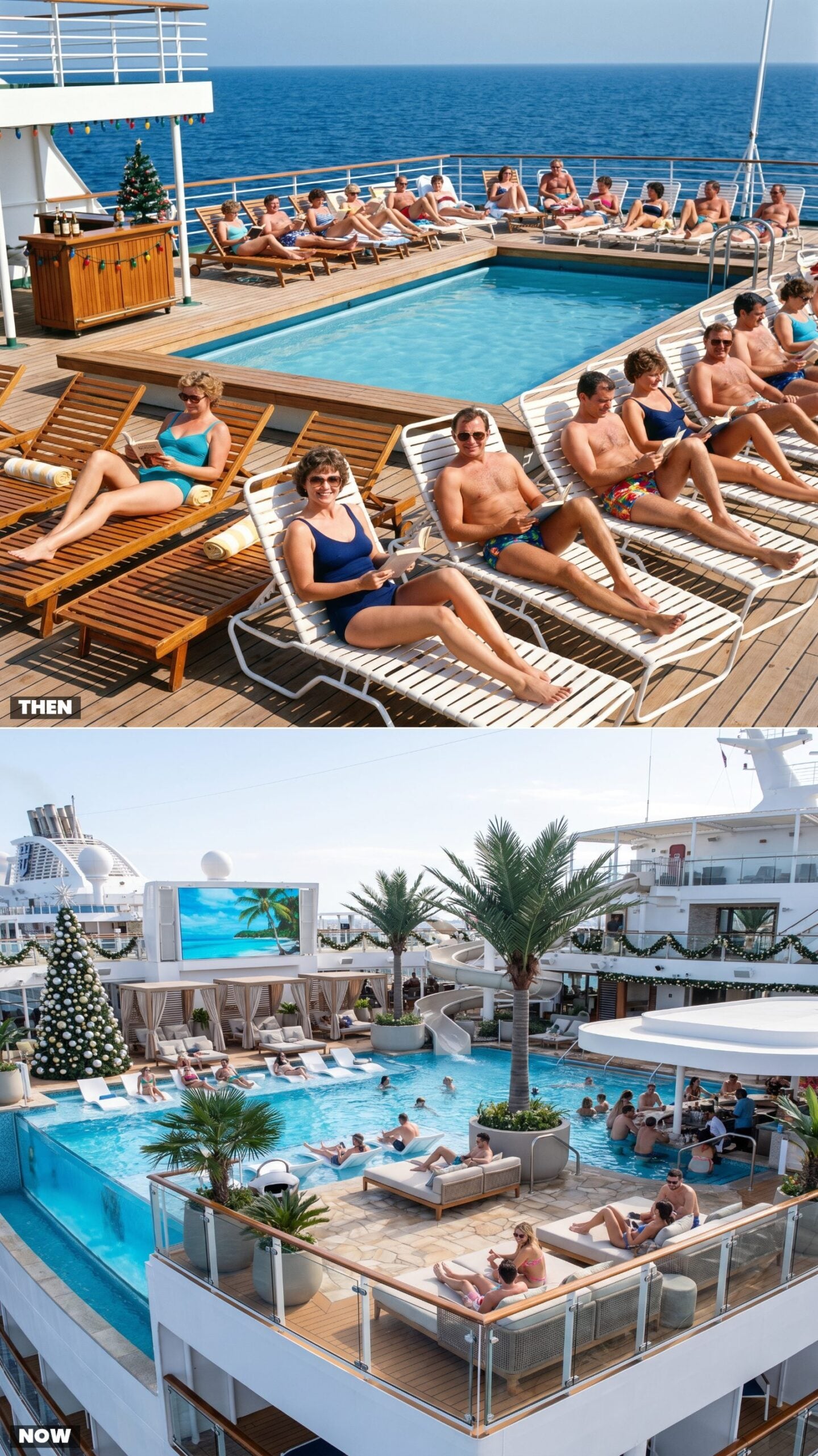 Using the Outdoor Pool on Christmas Day