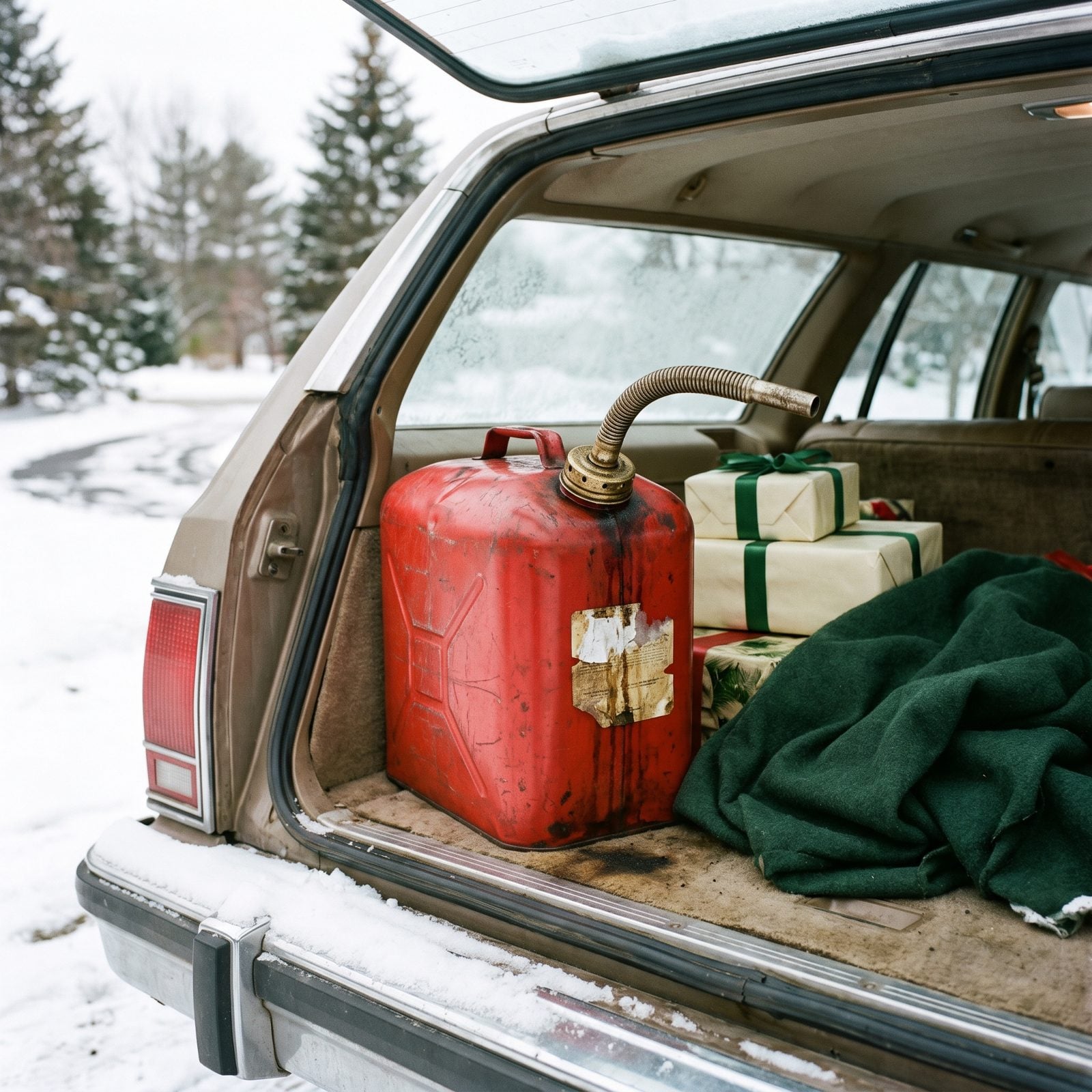 A Vented Metal Gasoline Can