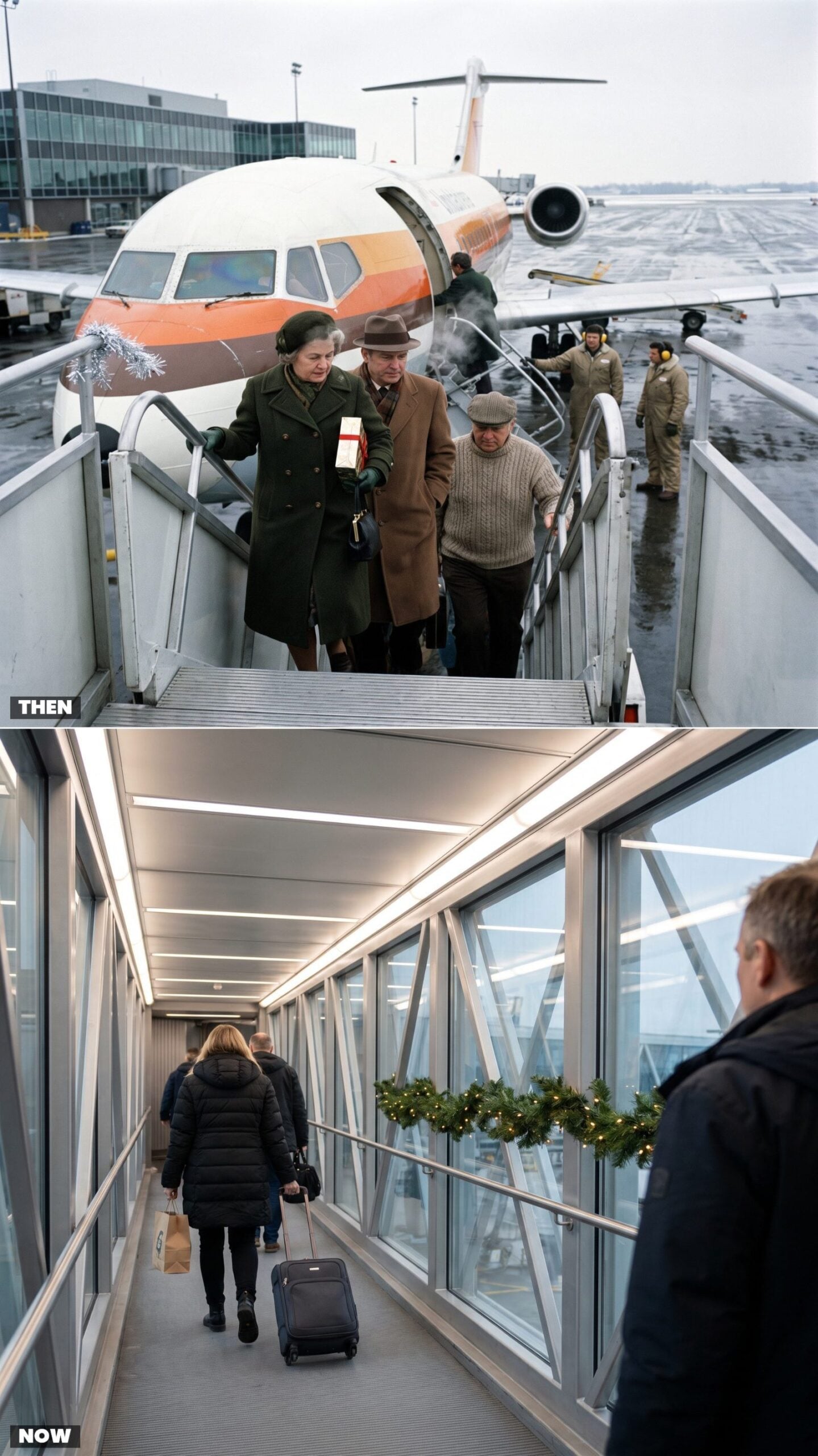 Walking Across the Tarmac or Through an Early Jet Bridge