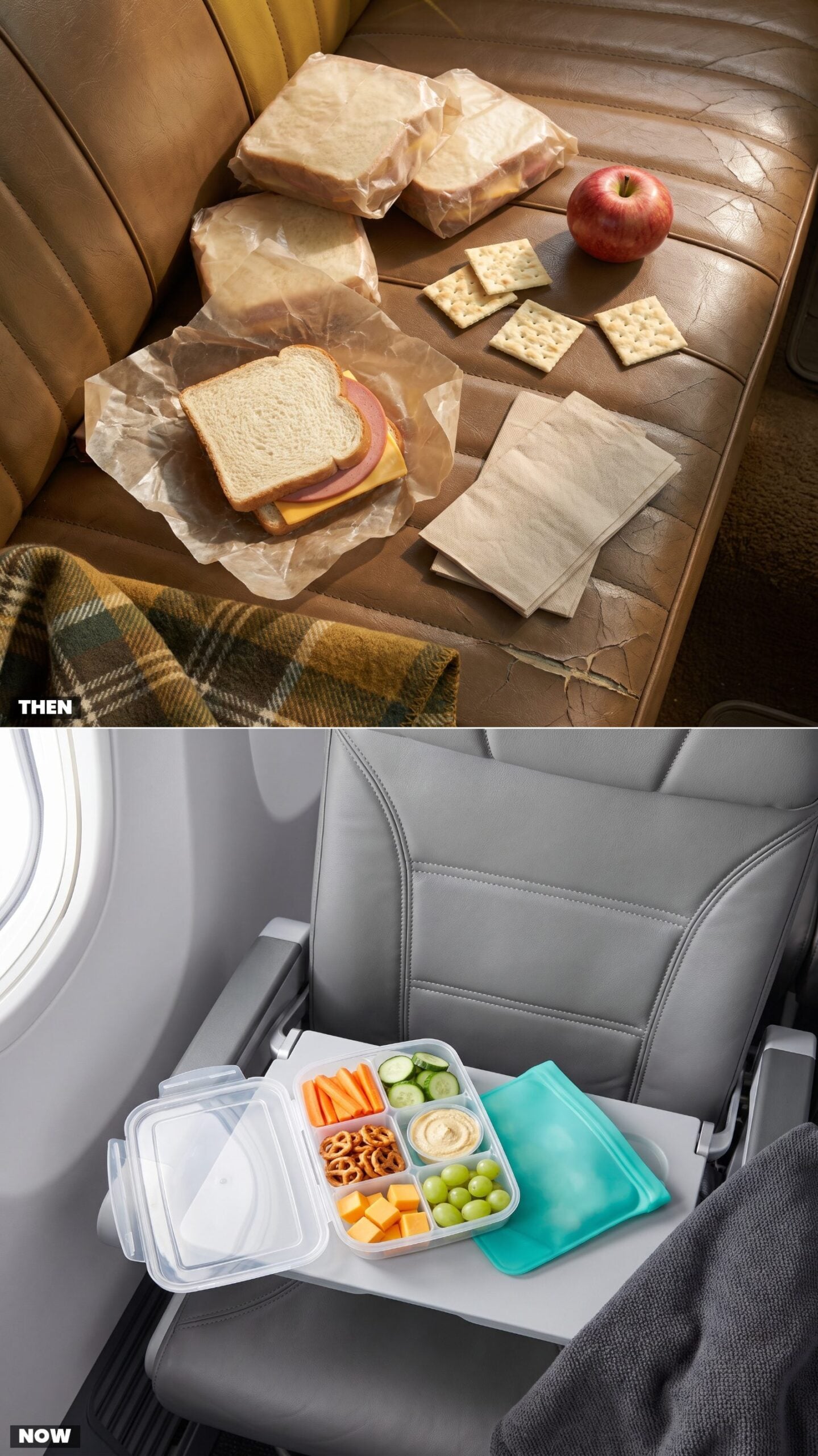 Wax-Paper Sandwiches vs. Compartment Snack Boxes
