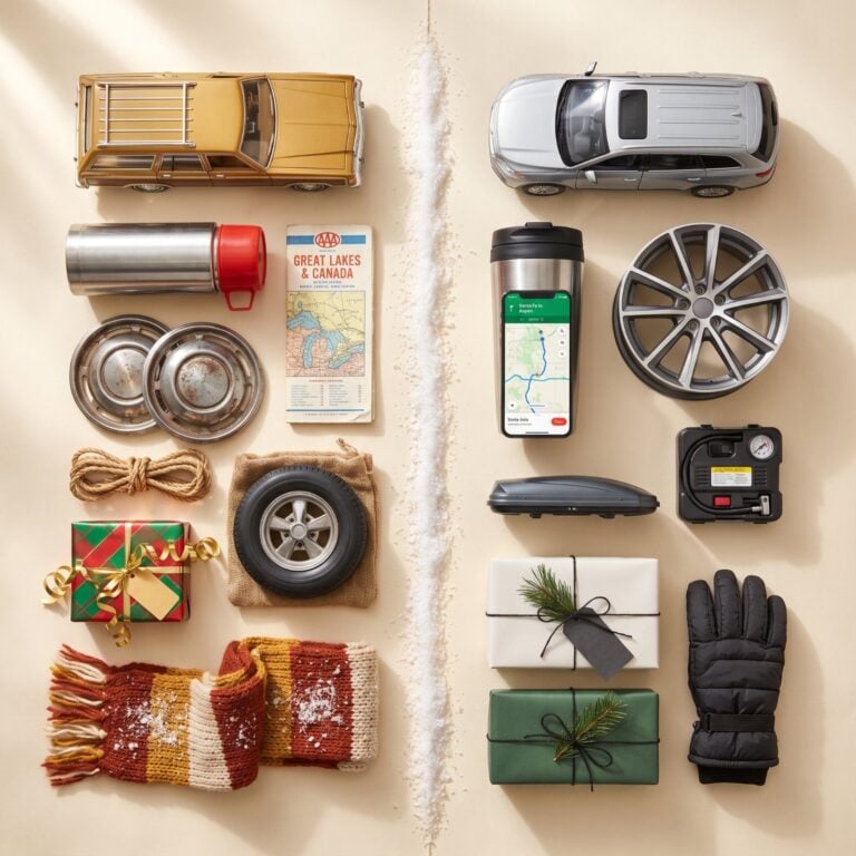 What the Family Car Looked Like on a 1970s Christmas Road Trip vs. NOW: 50 Before & Afters