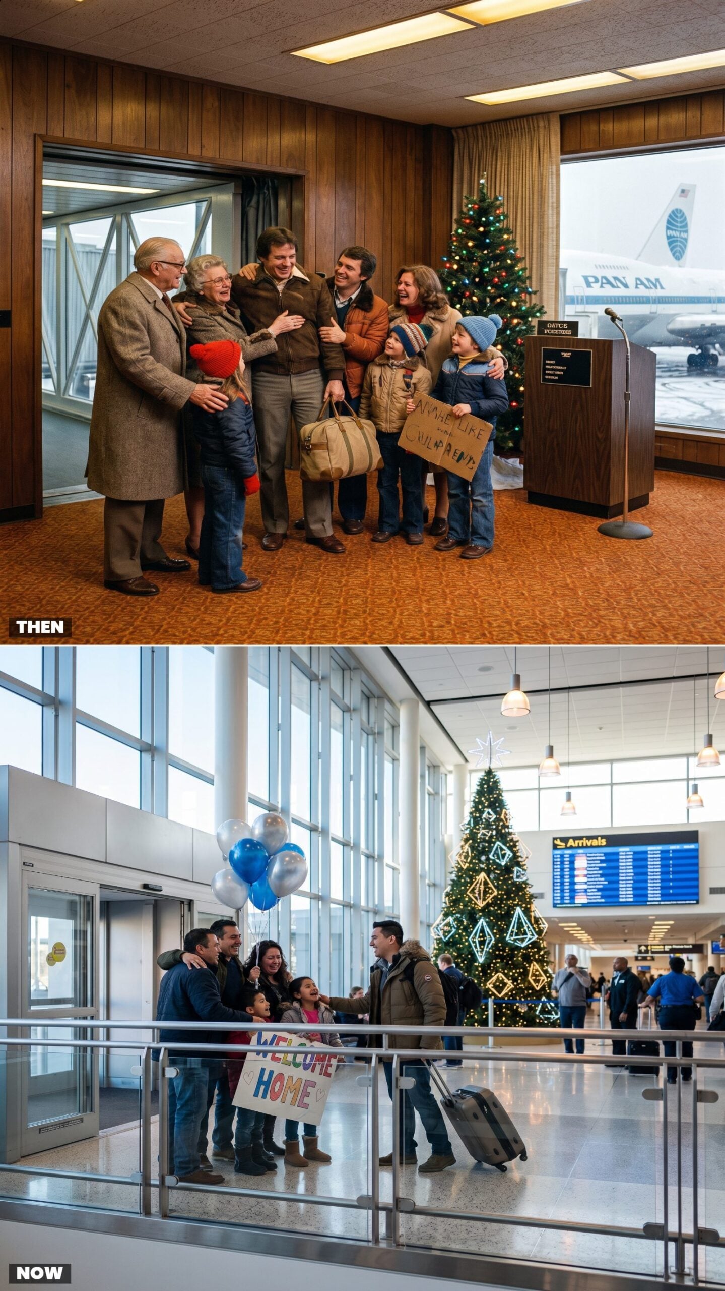 The Whole Family Waiting Right at the Gate