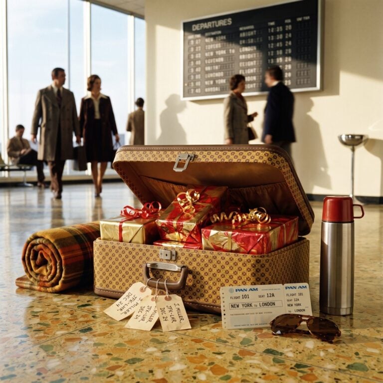 50 Christmas Gifts Travelers Carried in Their Suitcases in 1975 That Would Never Get Through Security Today