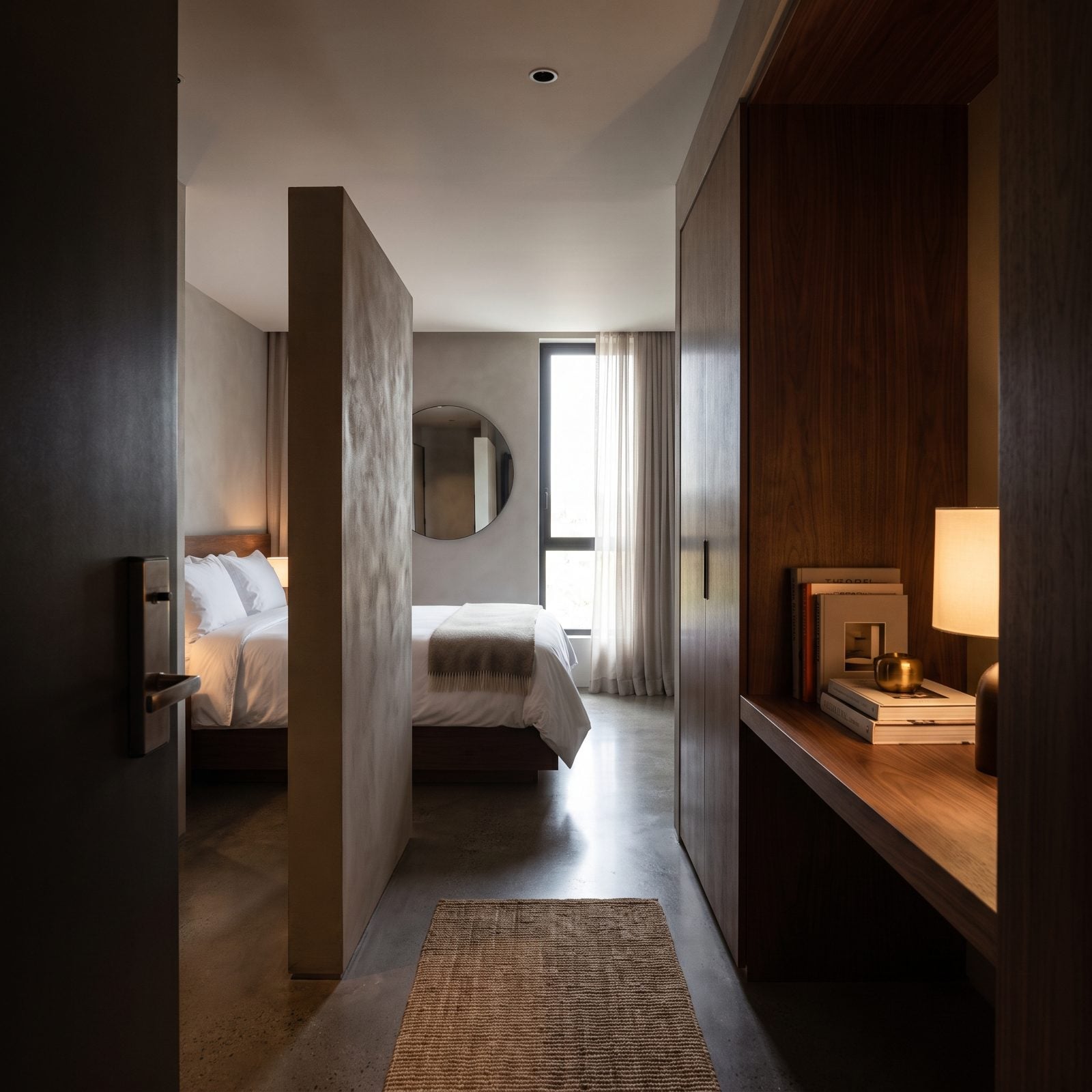 An Actual Entryway, Not Just a Door That Opens Onto the Bed