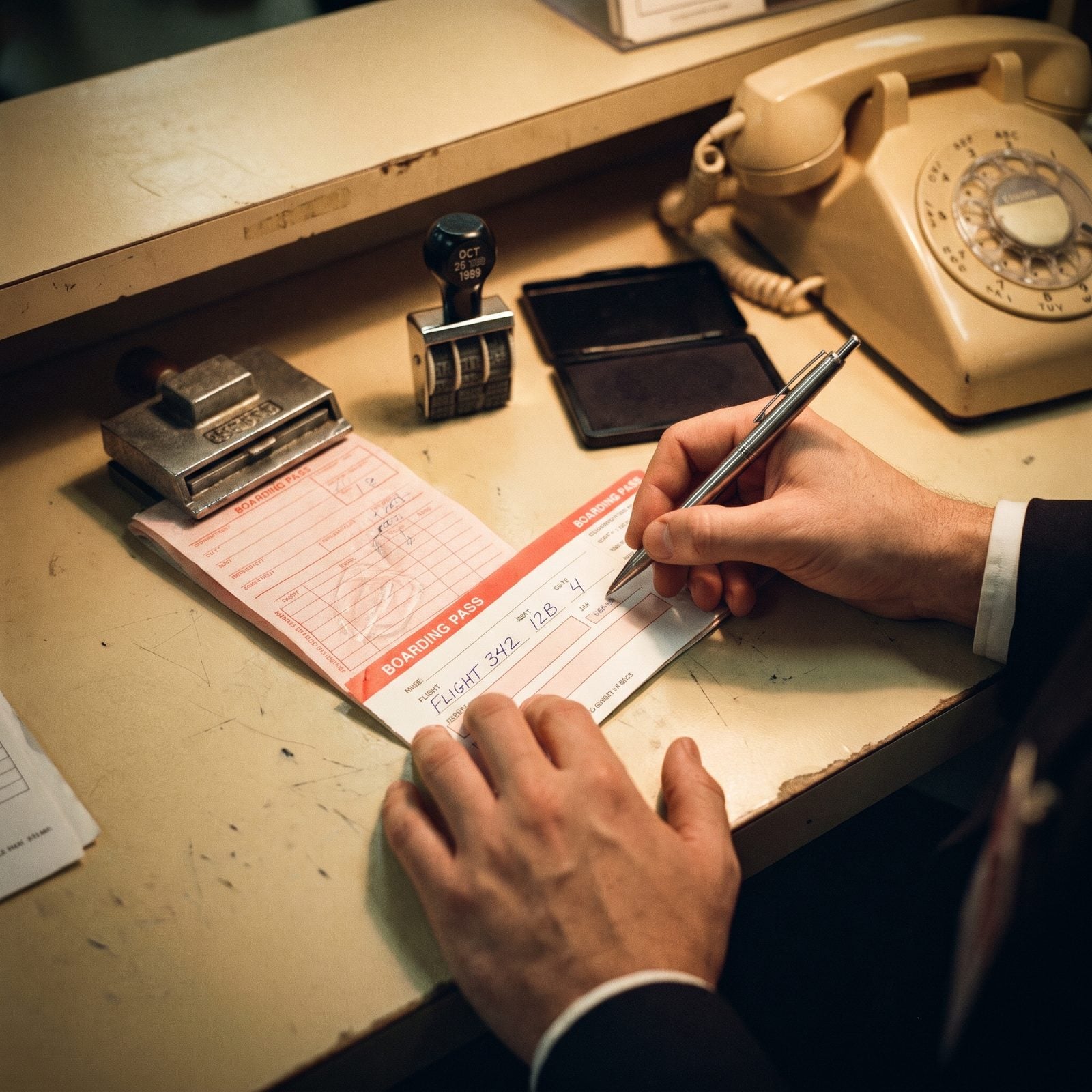 The Agent Who Wrote Your Boarding Pass By Hand