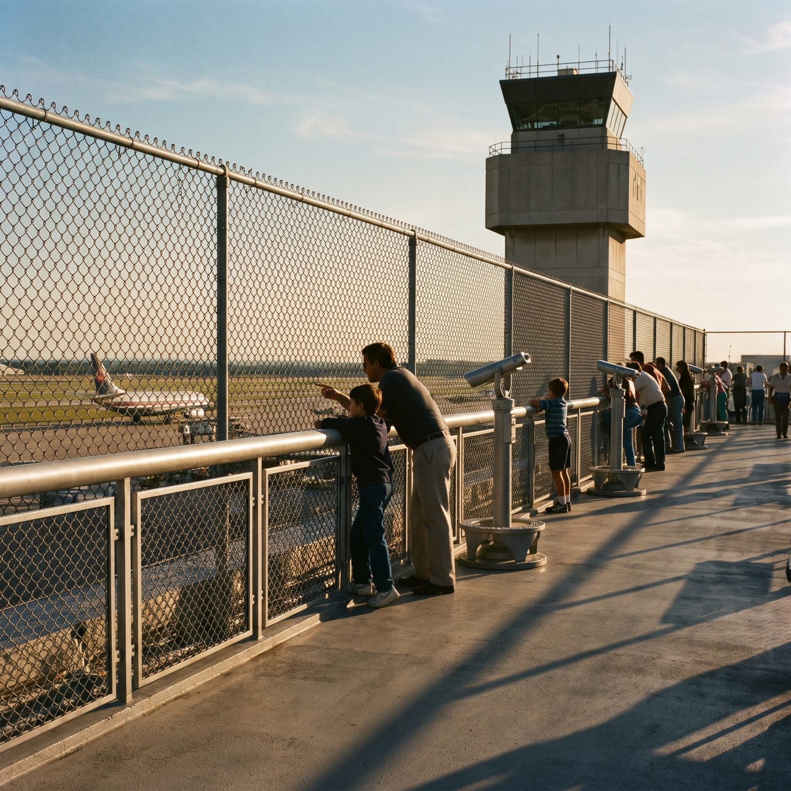 Airport Observation Decks Where Anyone Could Watch the Planes